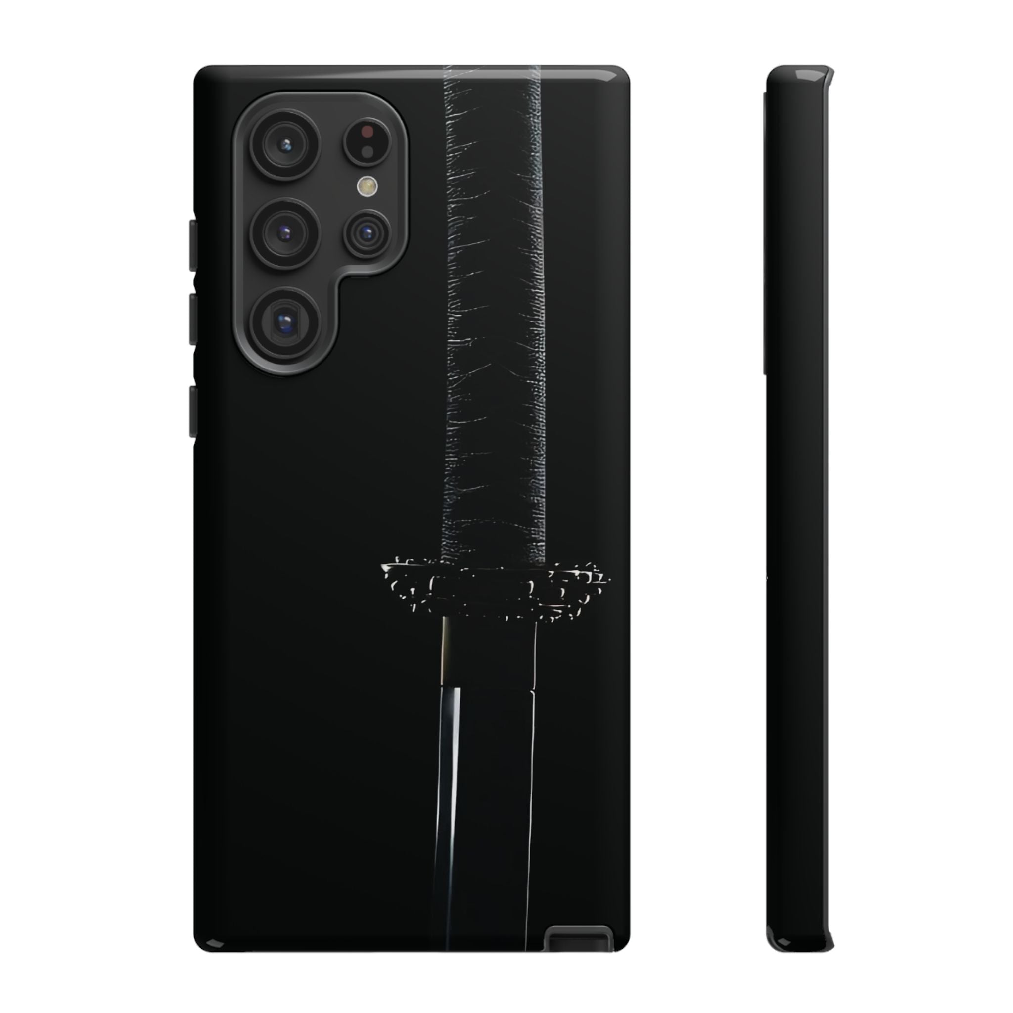 Katana Sword Phone Case — Black Samurai Armor Tough Case