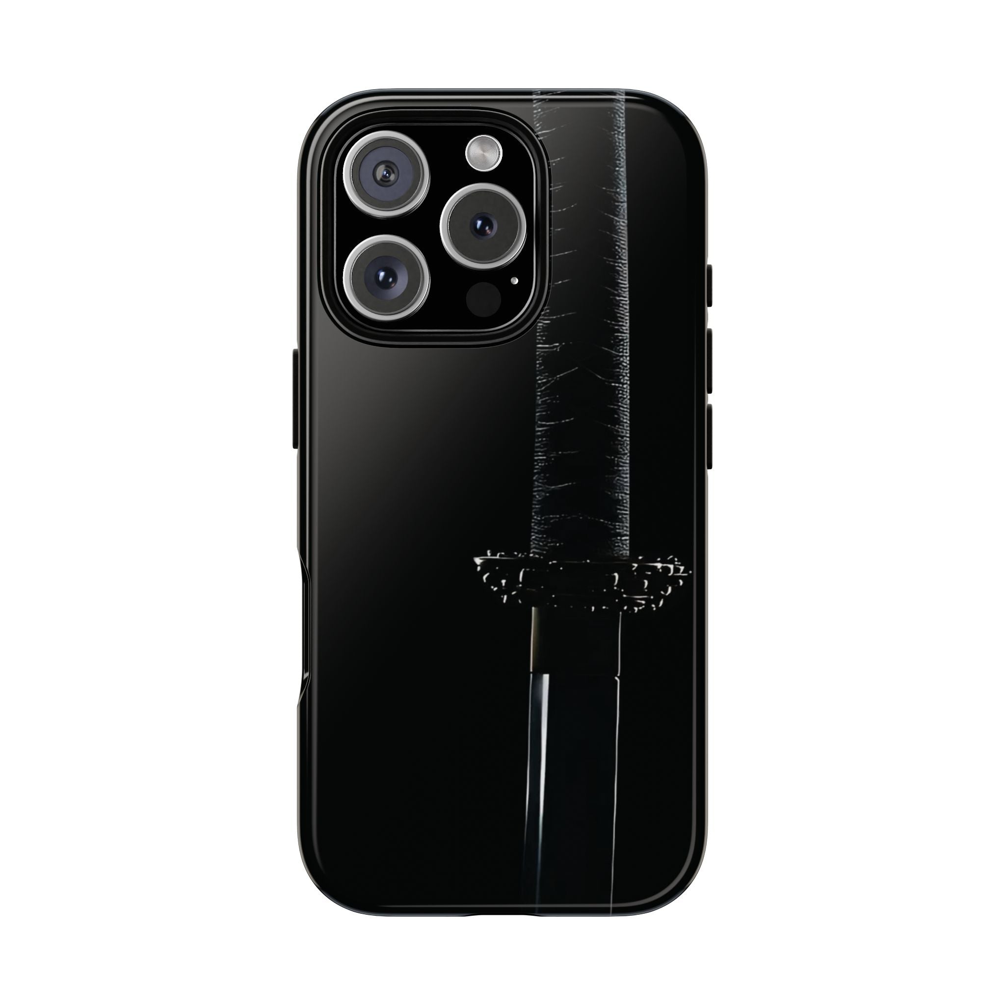 Katana Sword Phone Case — Black Samurai Armor Tough Case