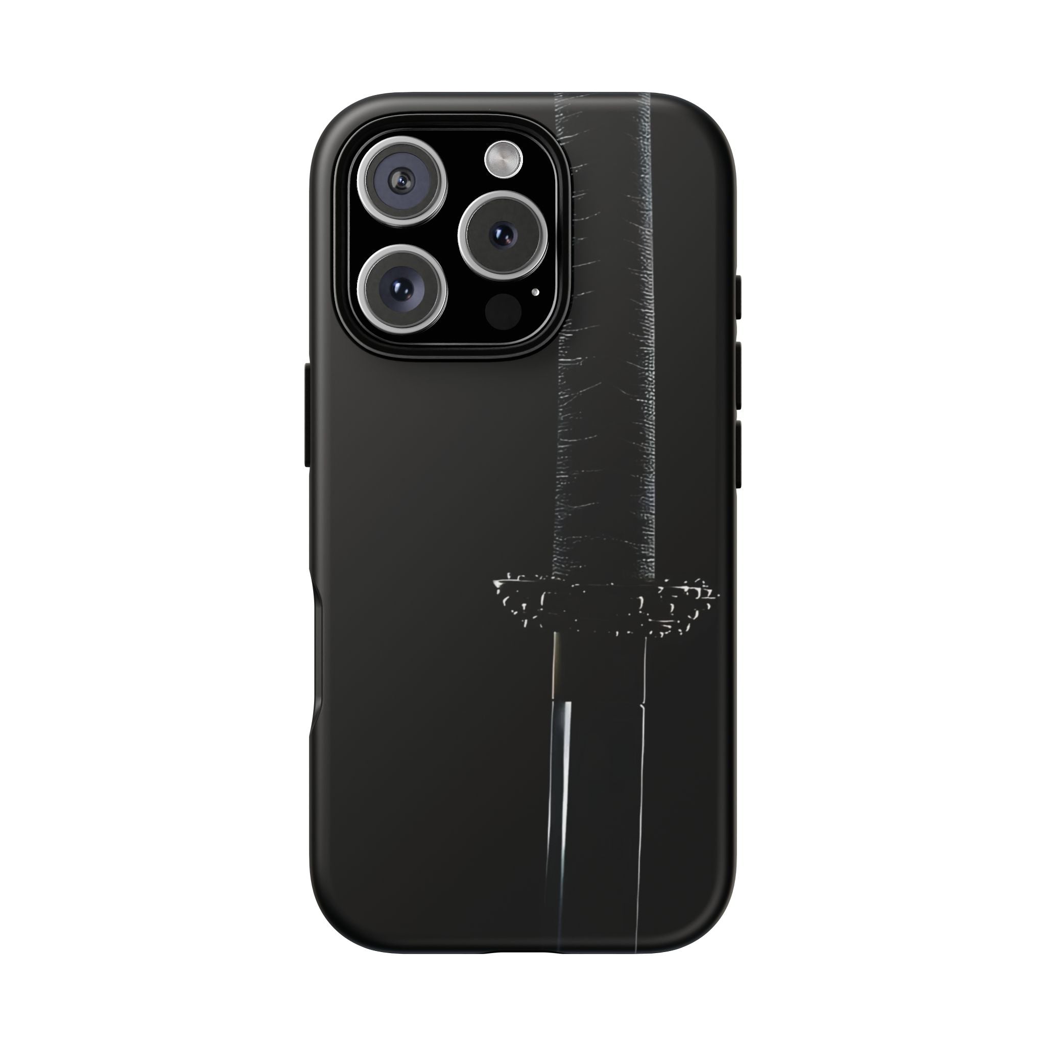 Katana Sword Phone Case — Black Samurai Armor Tough Case