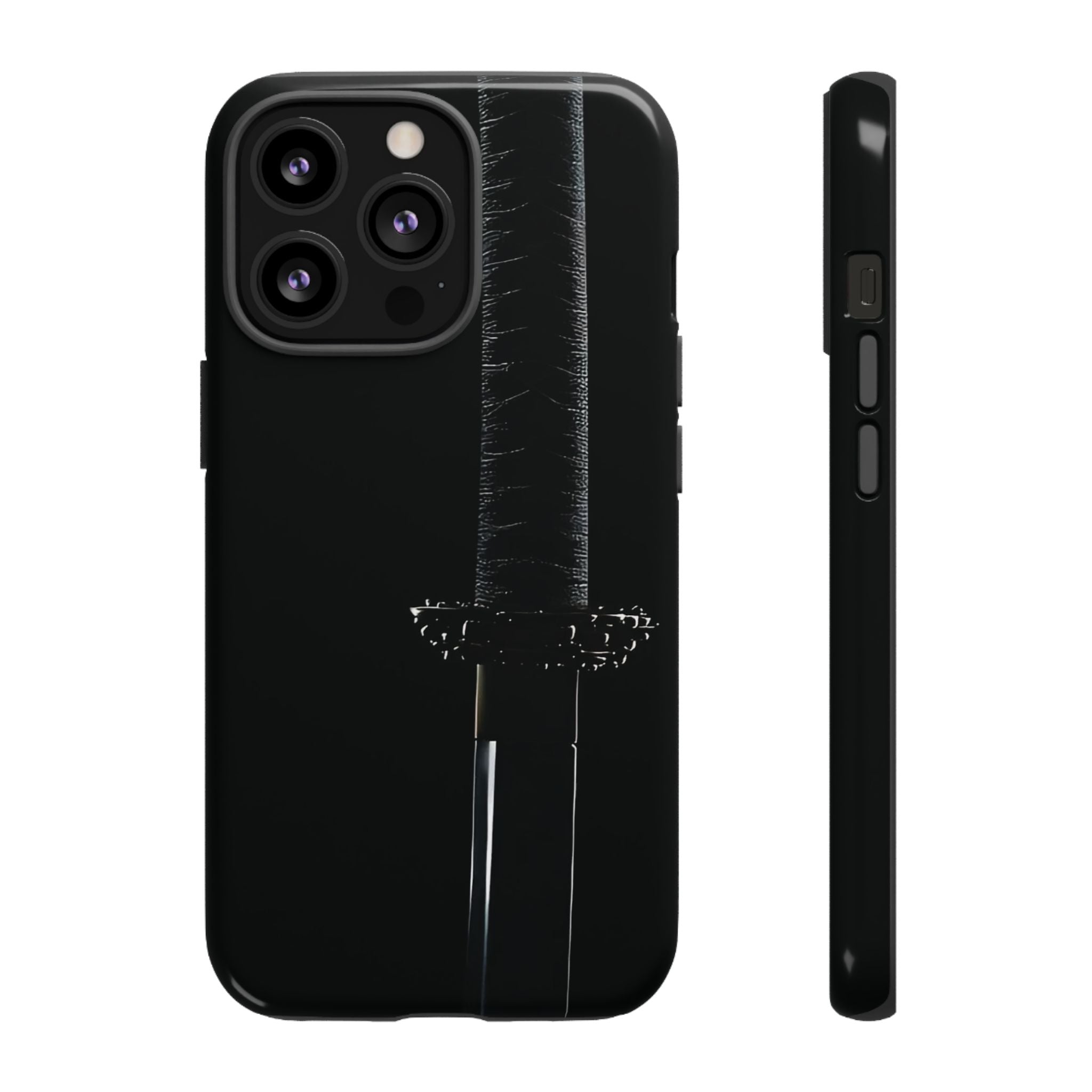Katana Sword Phone Case — Black Samurai Armor Tough Case