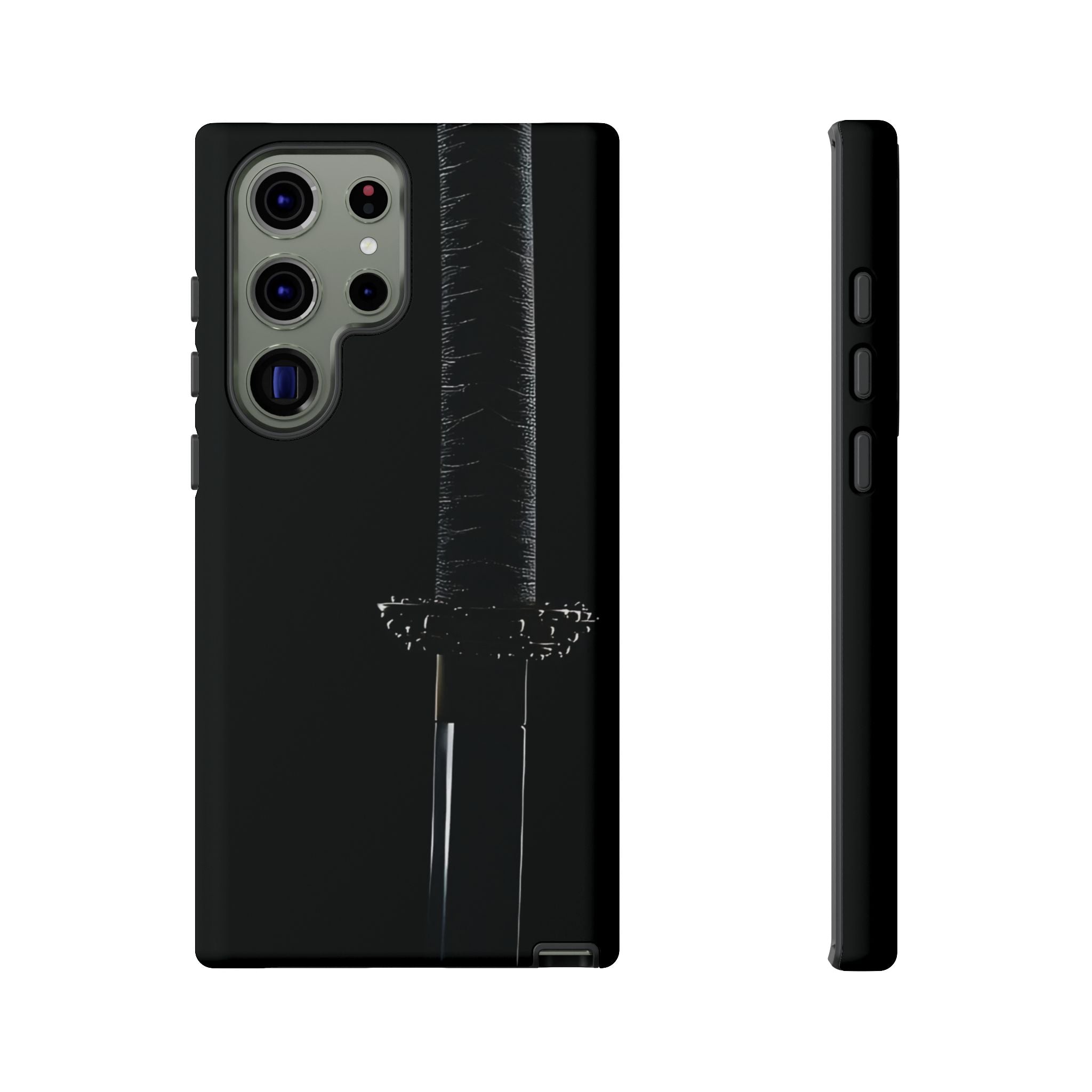 Katana Sword Phone Case — Black Samurai Armor Tough Case