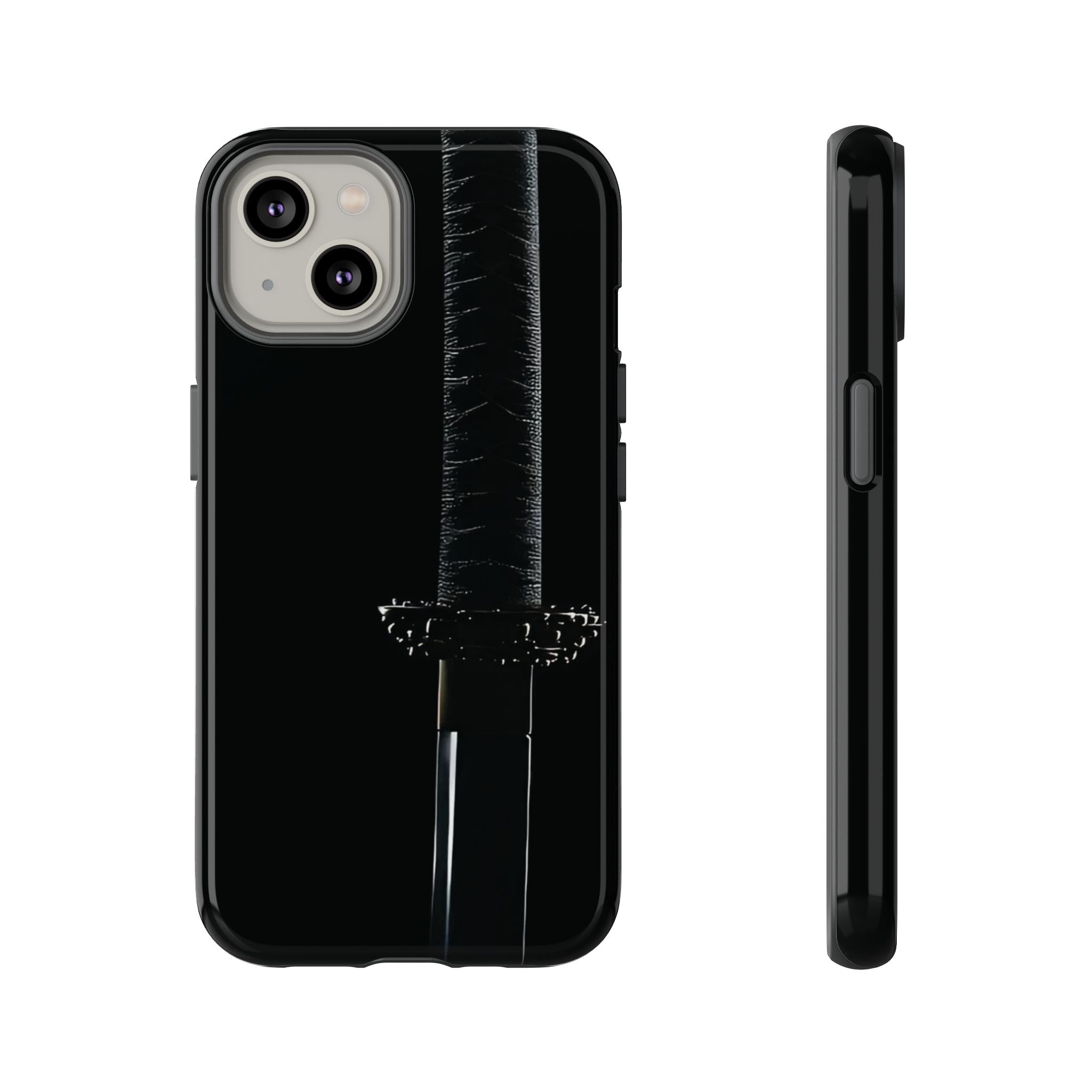 Katana Sword Phone Case — Black Samurai Armor Tough Case