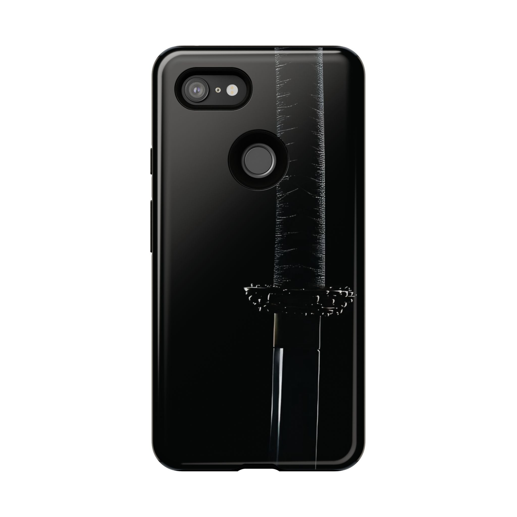 Katana Sword Phone Case — Black Samurai Armor Tough Case