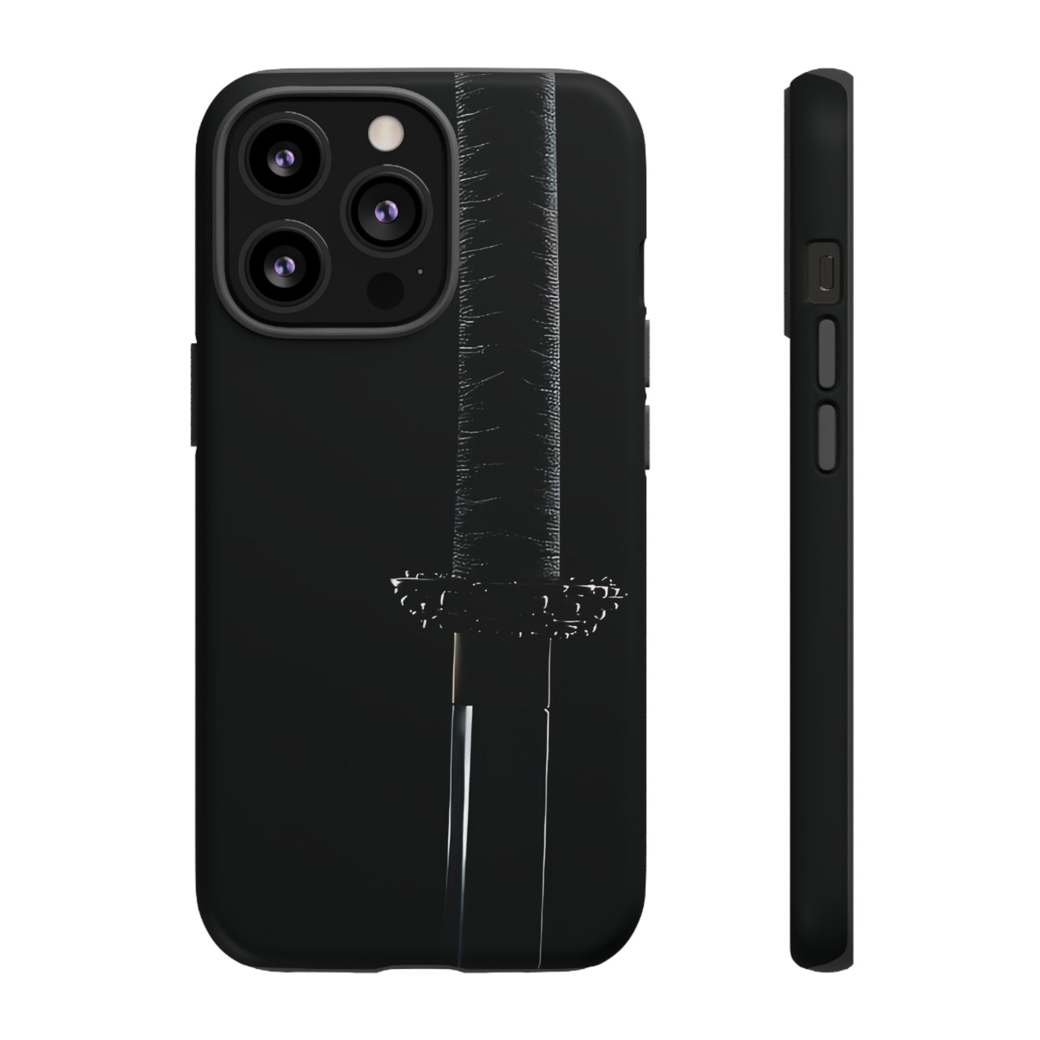 Katana Sword Phone Case — Black Samurai Armor Tough Case
