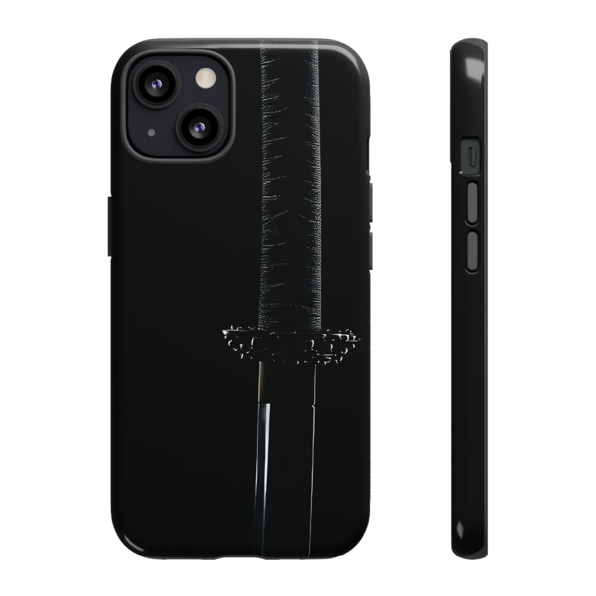 Katana Sword Phone Case — Black Samurai Armor Tough Case