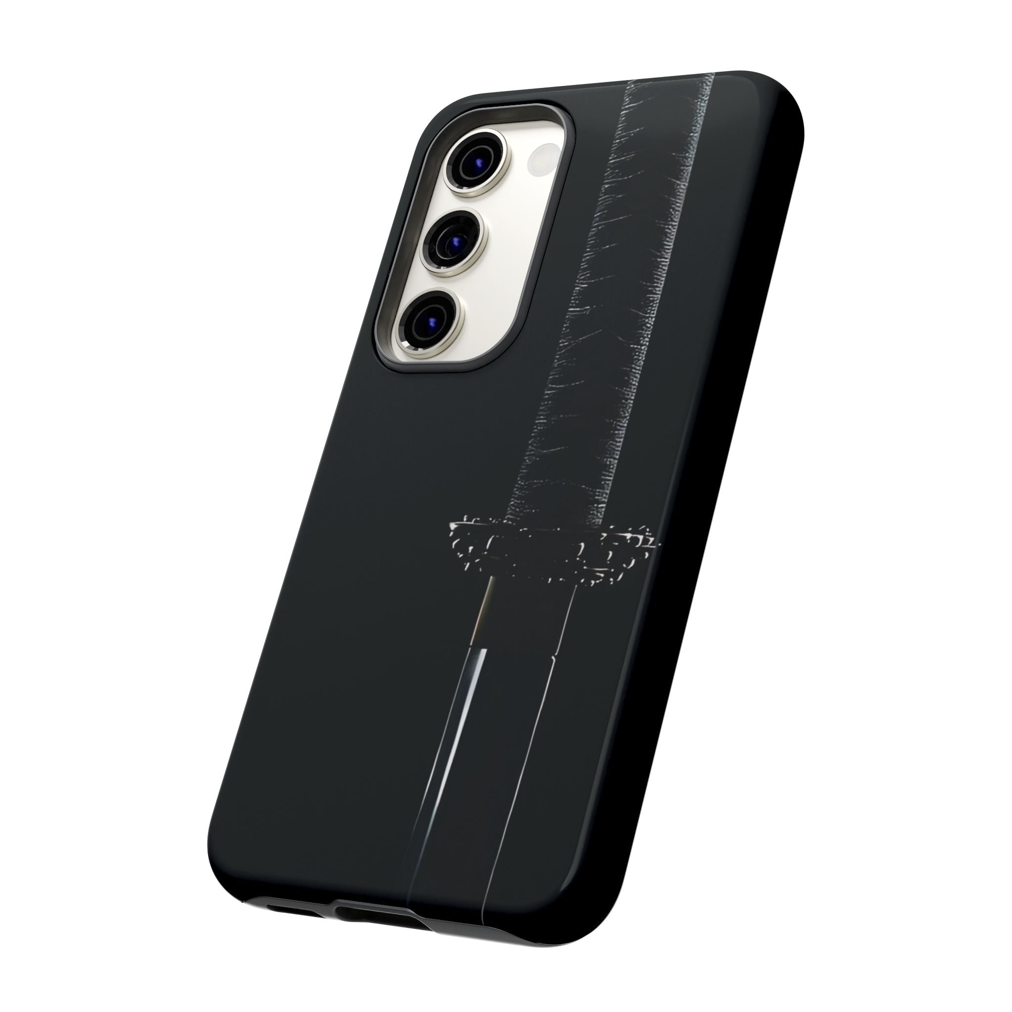 Katana Sword Phone Case — Black Samurai Armor Tough Case