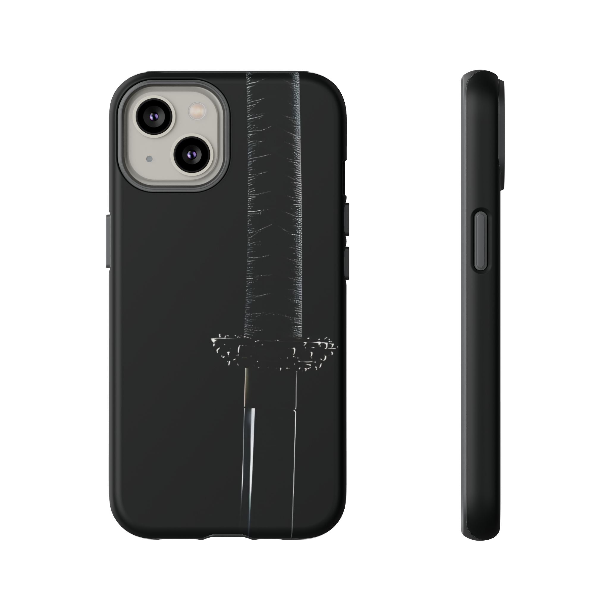 Katana Sword Phone Case — Black Samurai Armor Tough Case