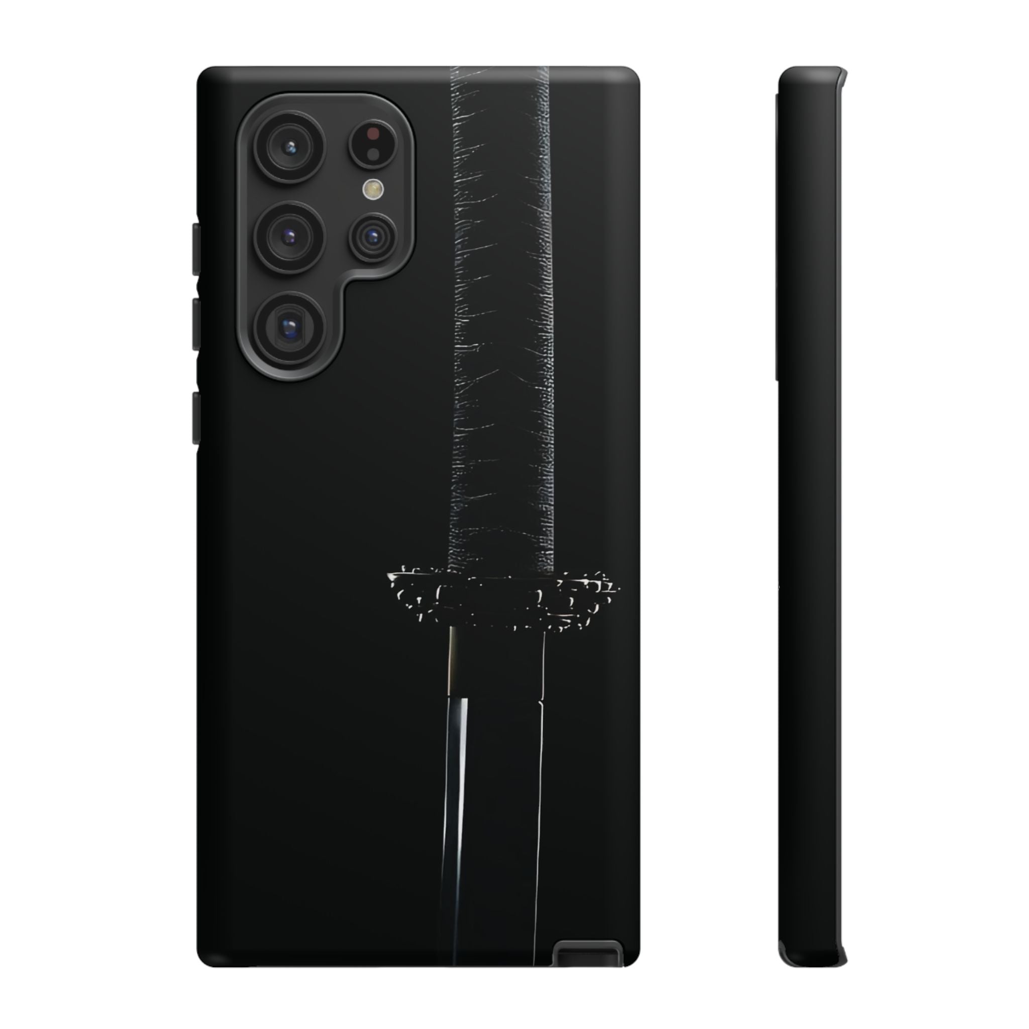 Katana Sword Phone Case — Black Samurai Armor Tough Case
