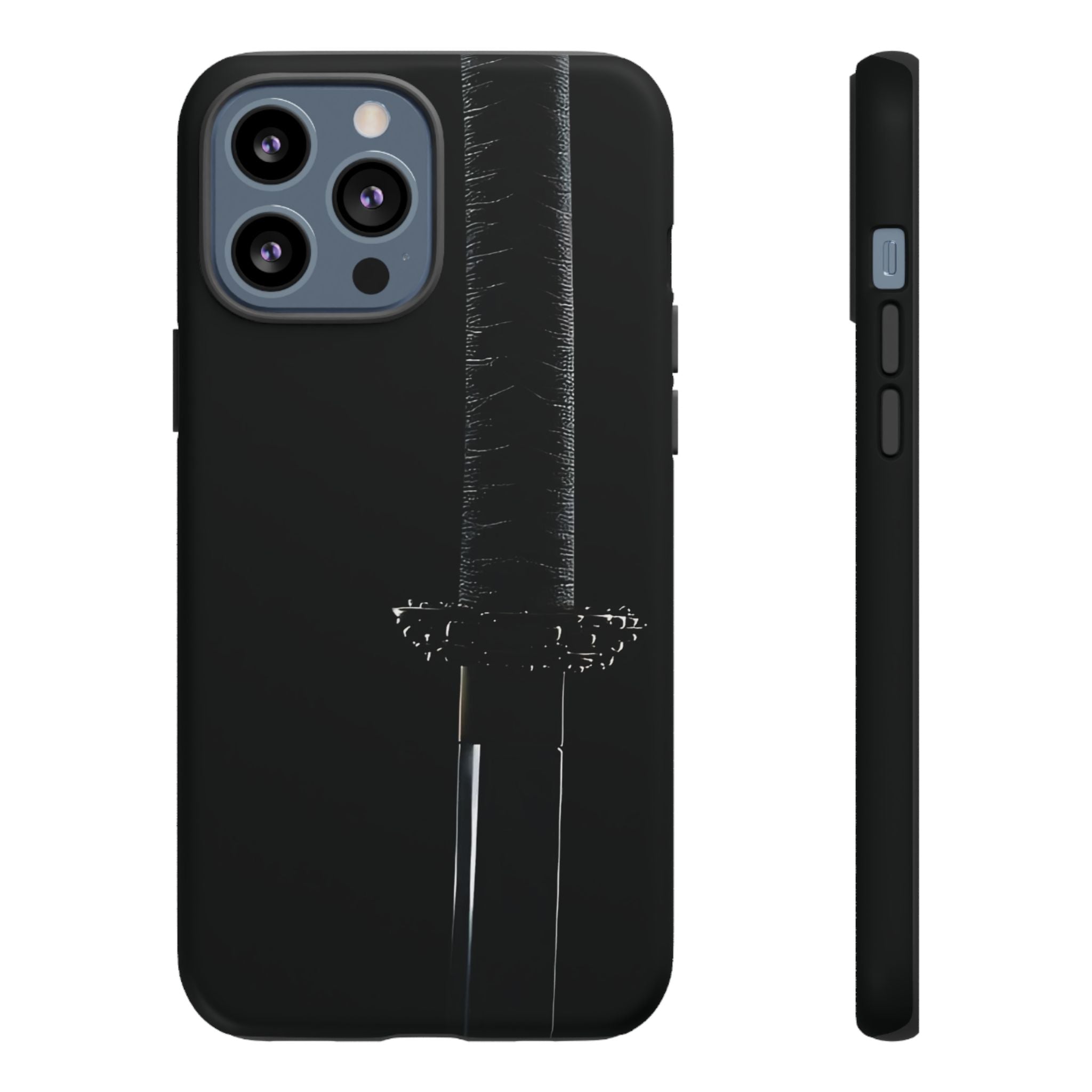 Katana Sword Phone Case — Black Samurai Armor Tough Case