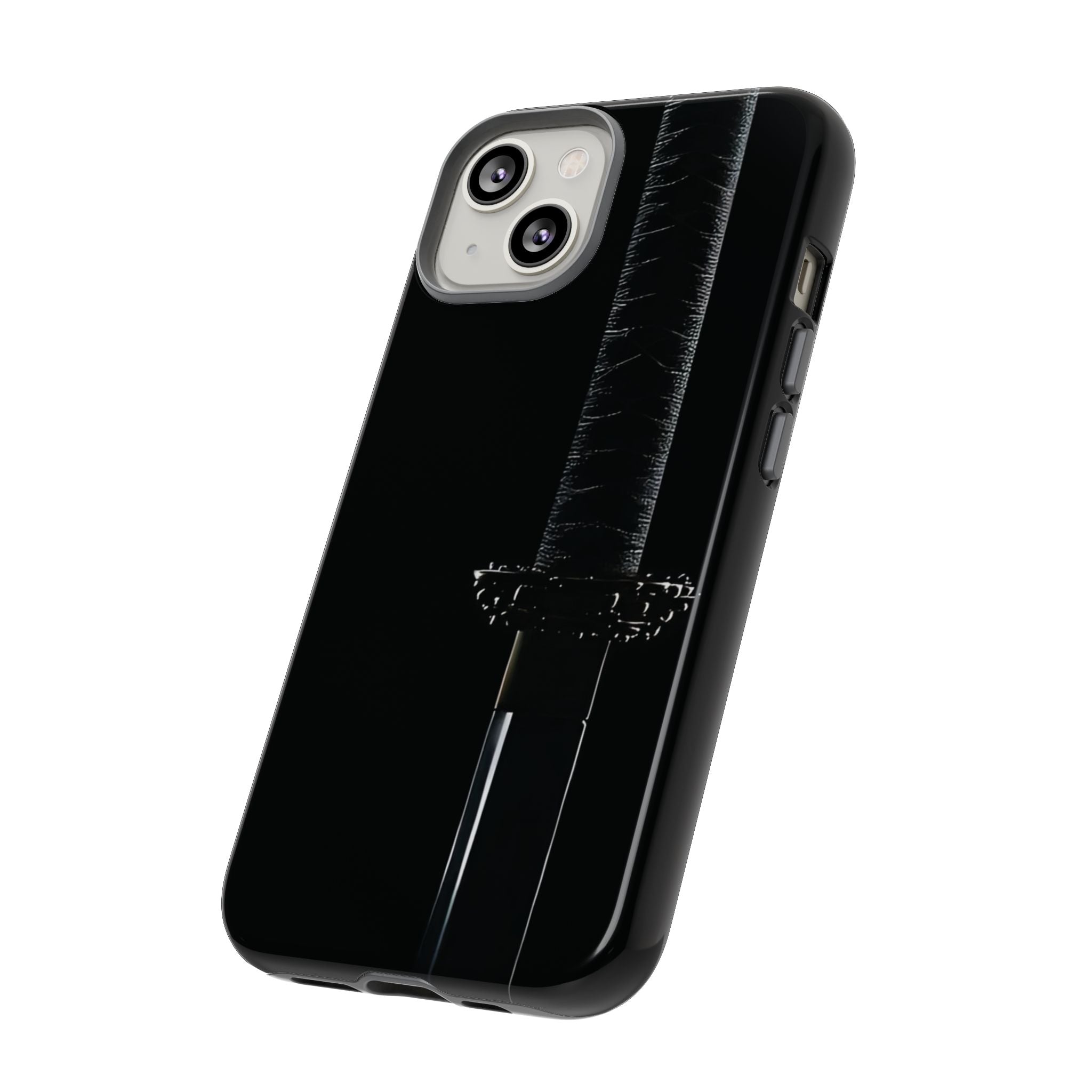 Katana Sword Phone Case — Black Samurai Armor Tough Case