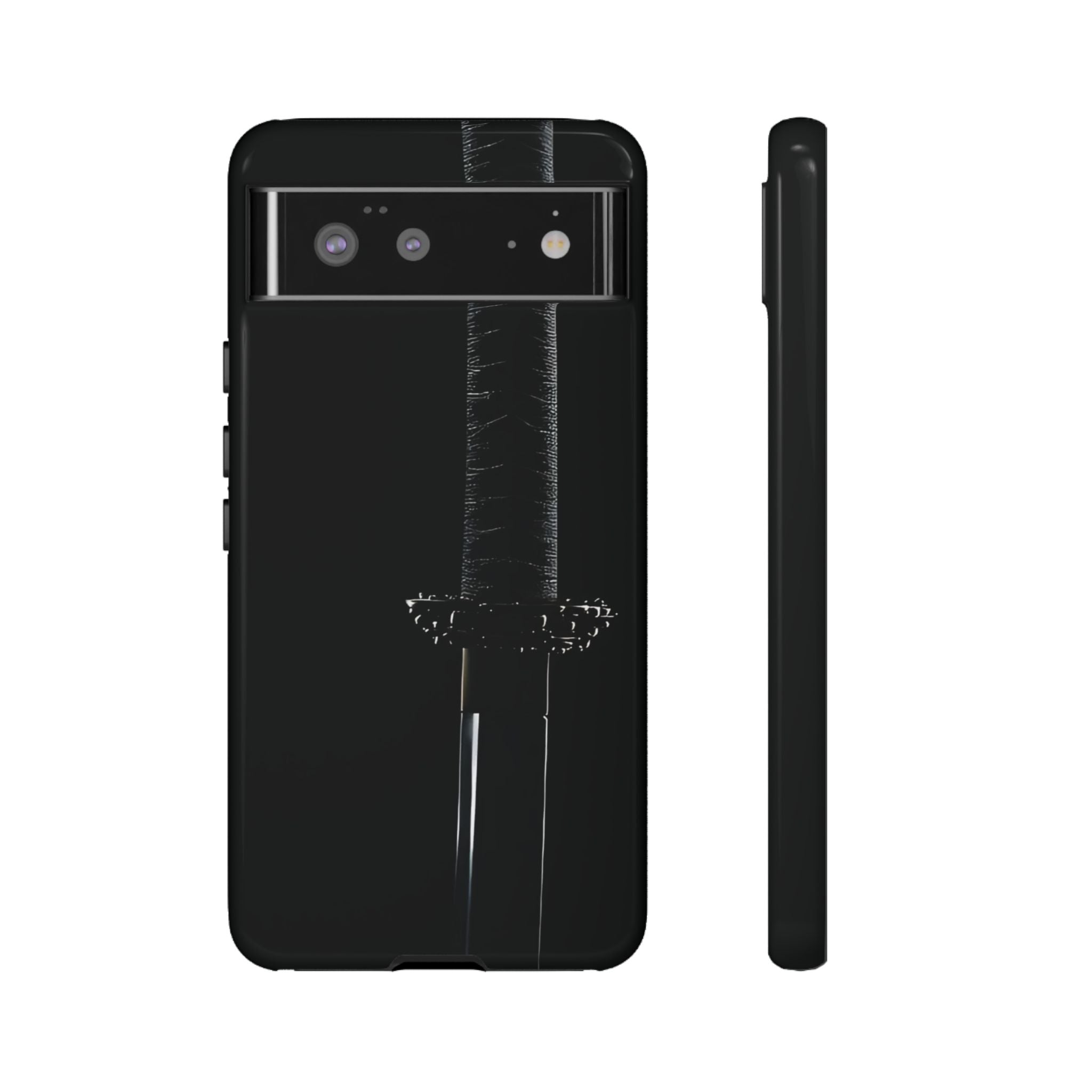 Katana Sword Phone Case — Black Samurai Armor Tough Case