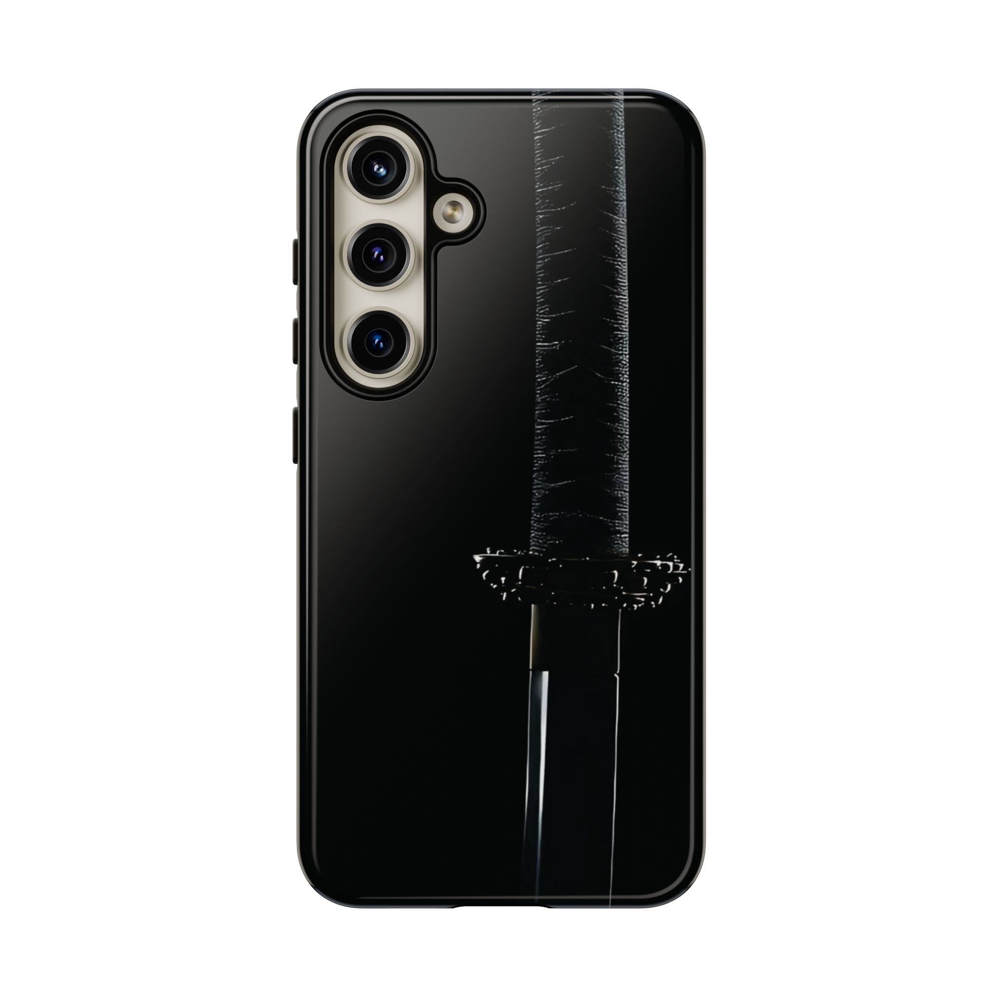 Katana Sword Phone Case — Black Samurai Armor Tough Case