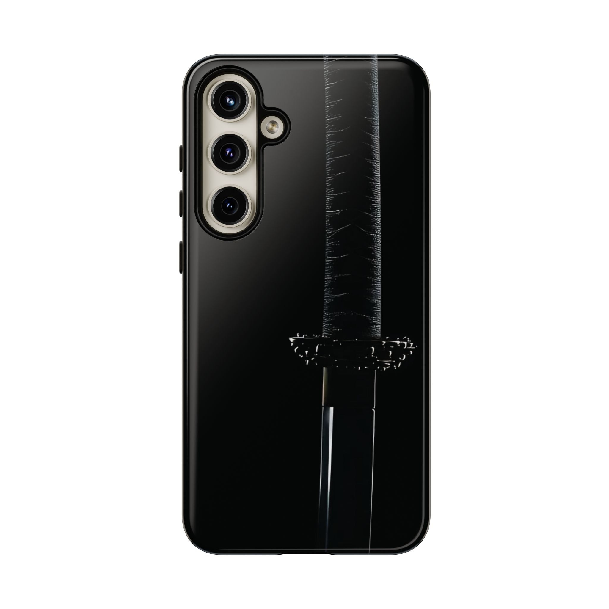 Katana Sword Phone Case — Black Samurai Armor Tough Case