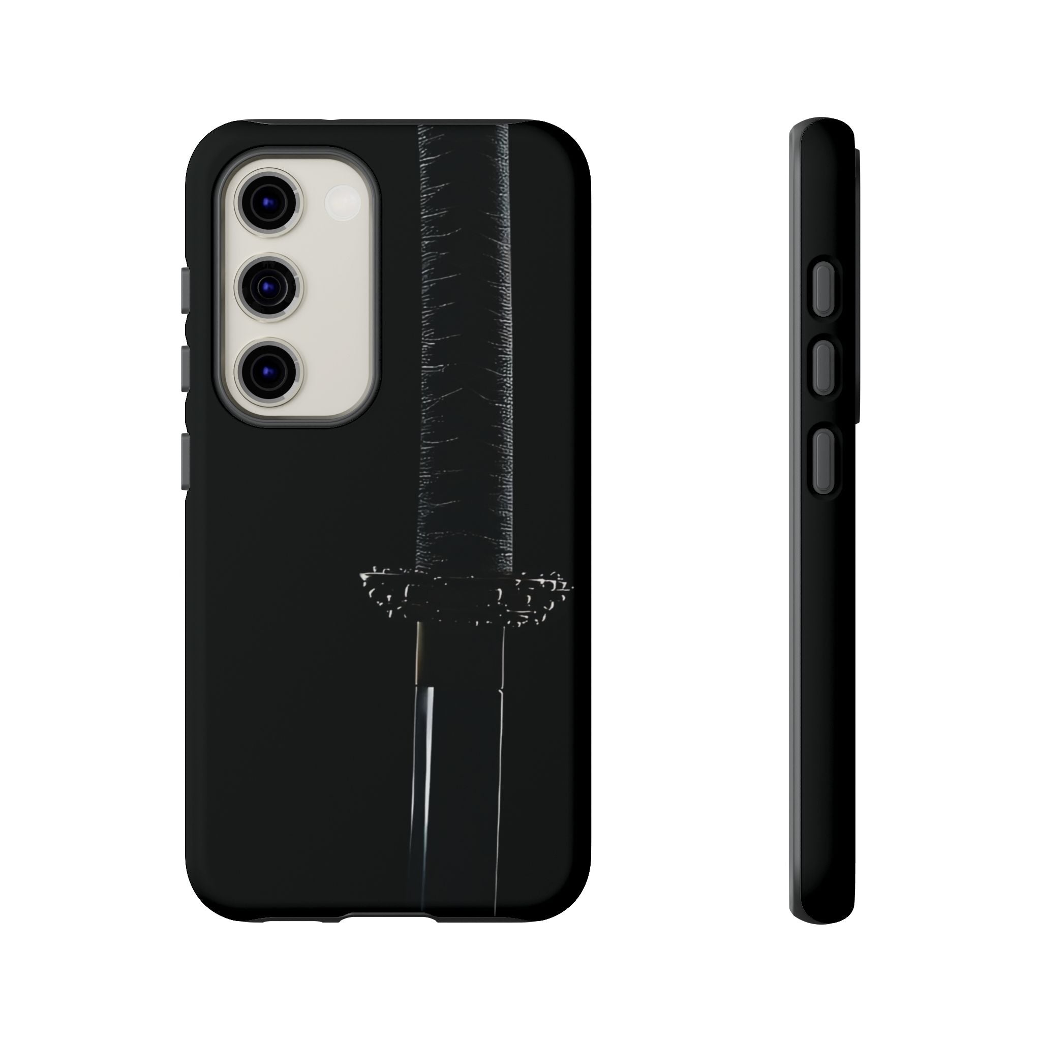 Katana Sword Phone Case — Black Samurai Armor Tough Case