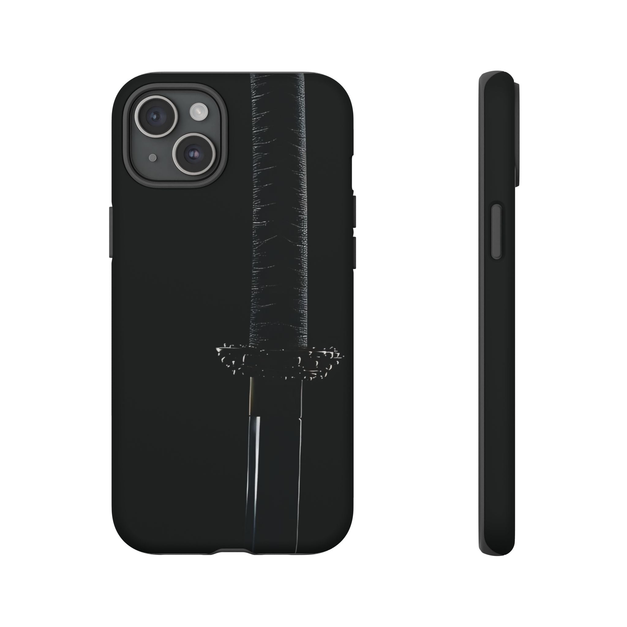 Katana Sword Phone Case — Black Samurai Armor Tough Case