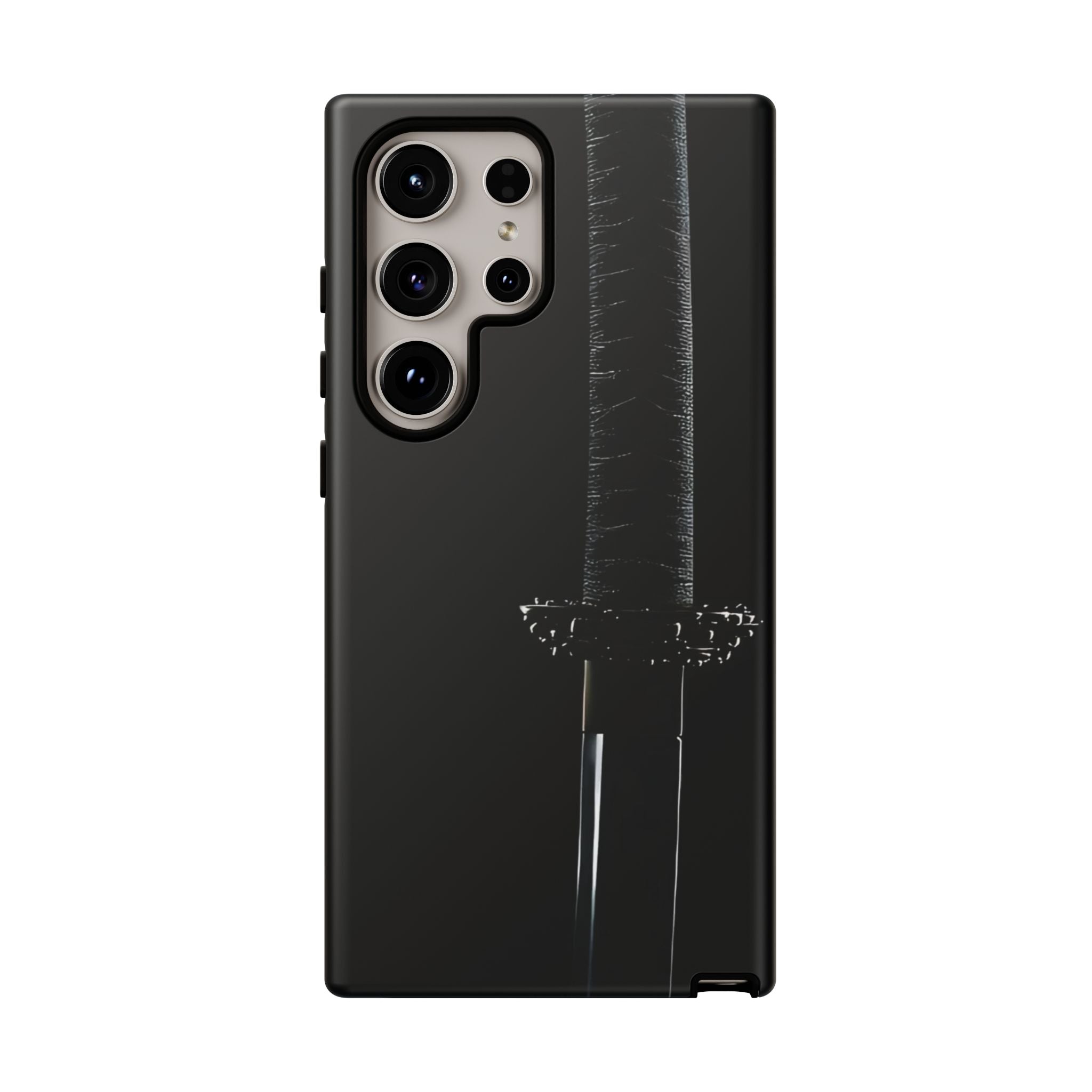 Katana Sword Phone Case — Black Samurai Armor Tough Case
