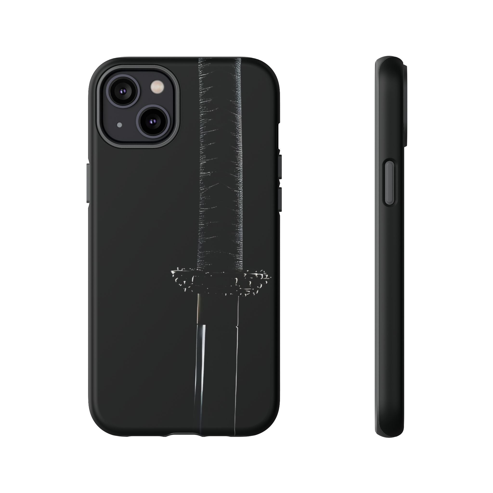 Katana Sword Phone Case — Black Samurai Armor Tough Case