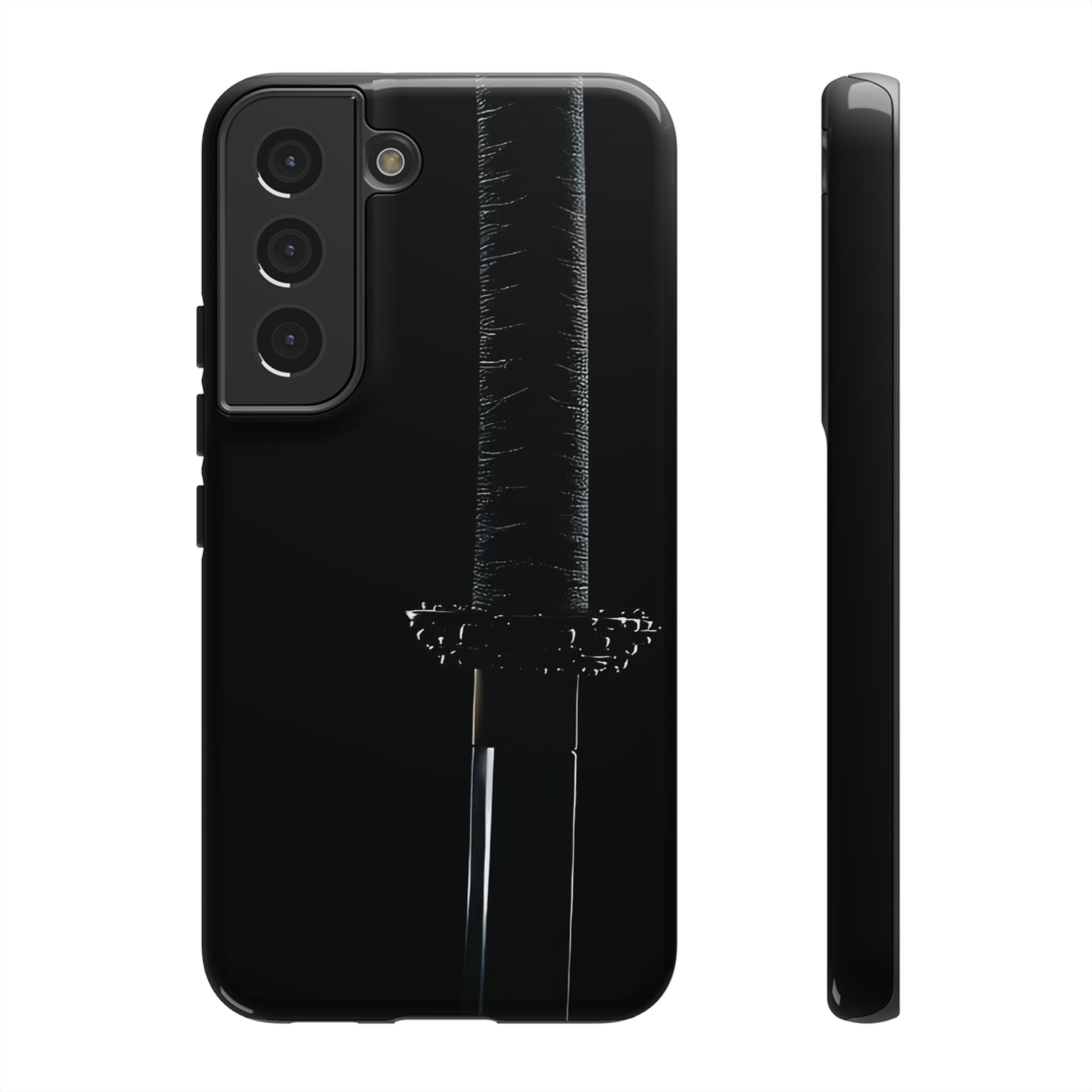 Katana Sword Phone Case — Black Samurai Armor Tough Case