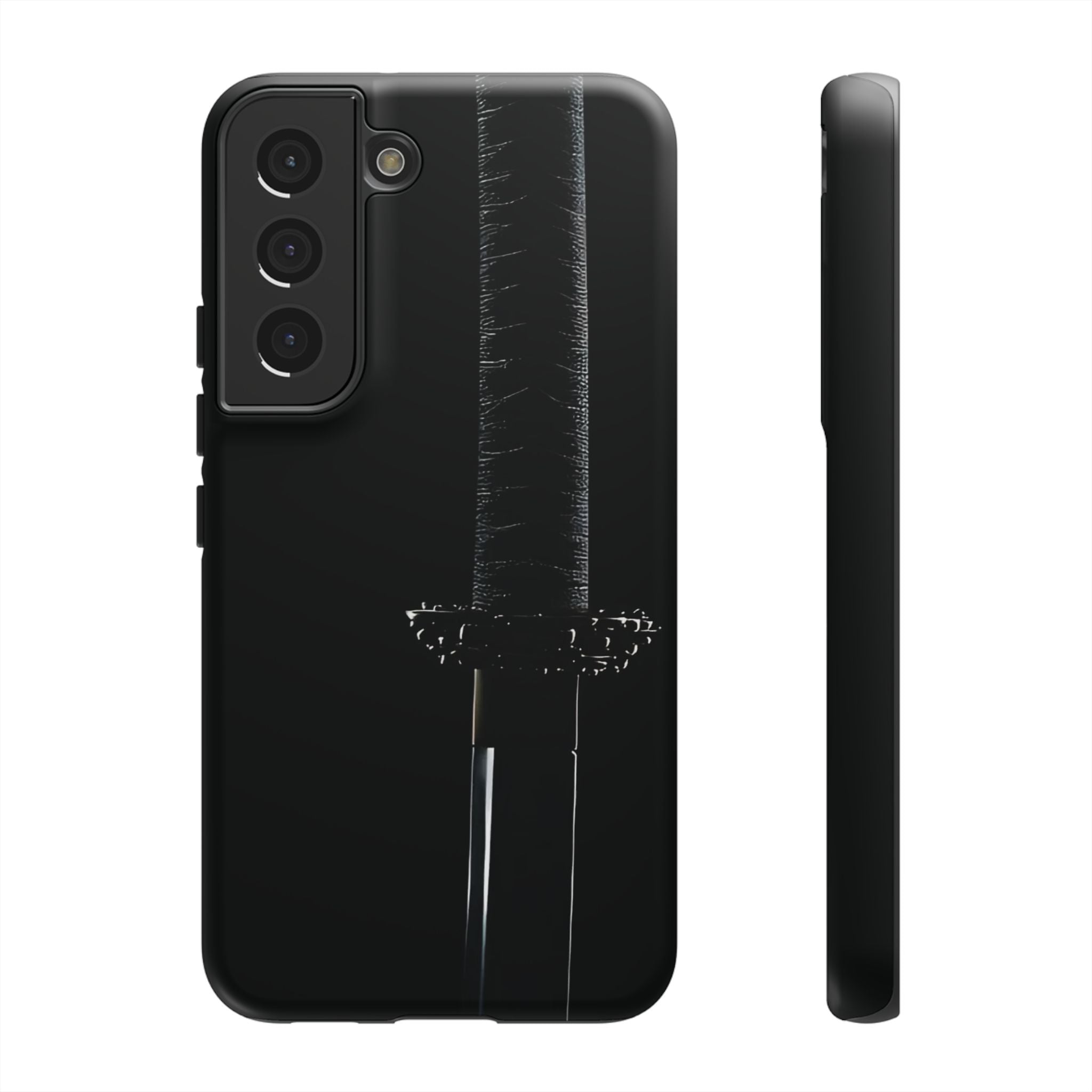 Katana Sword Phone Case — Black Samurai Armor Tough Case