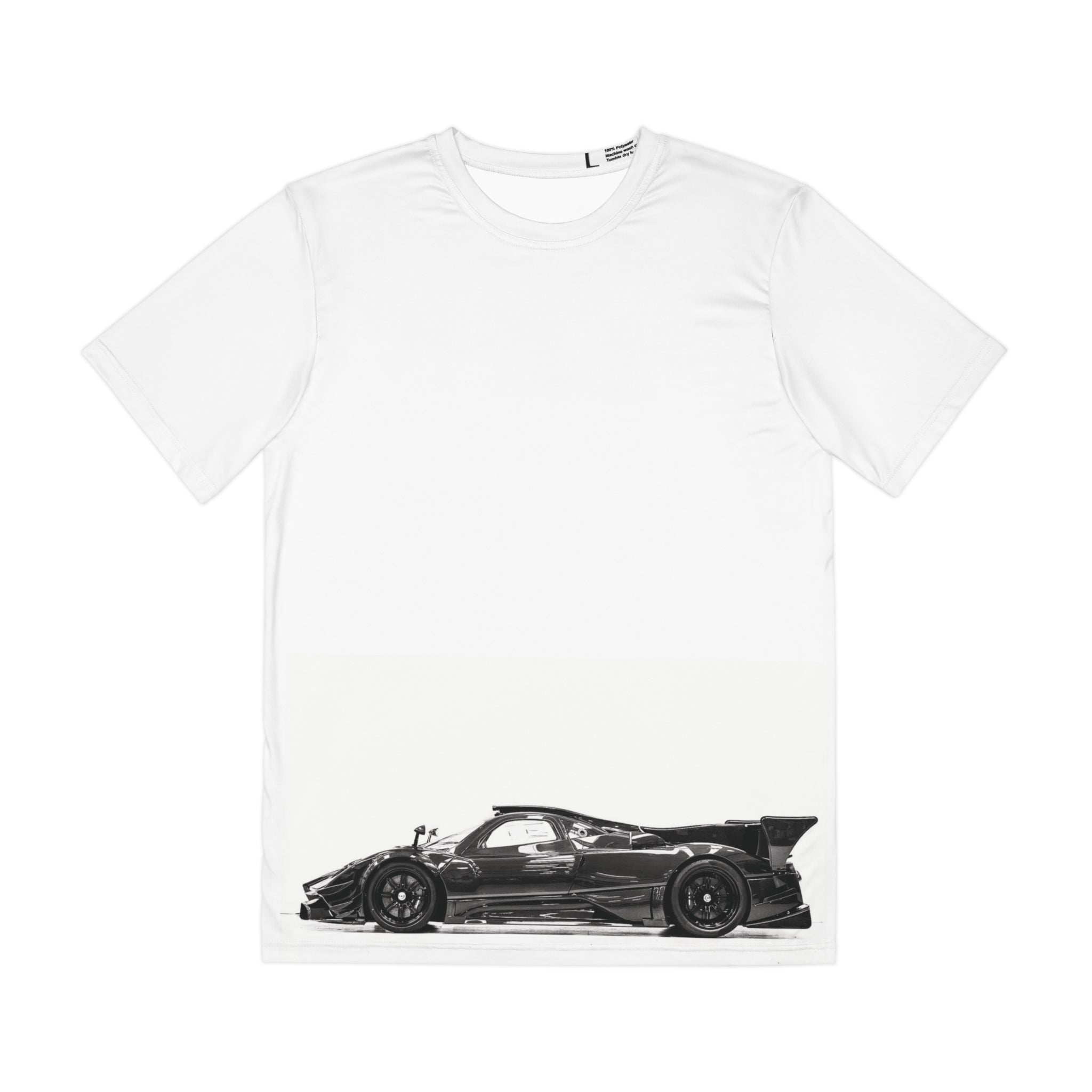 Racing Car Side-Profile Tee — Sport Coupe Graphic T-Shirt
