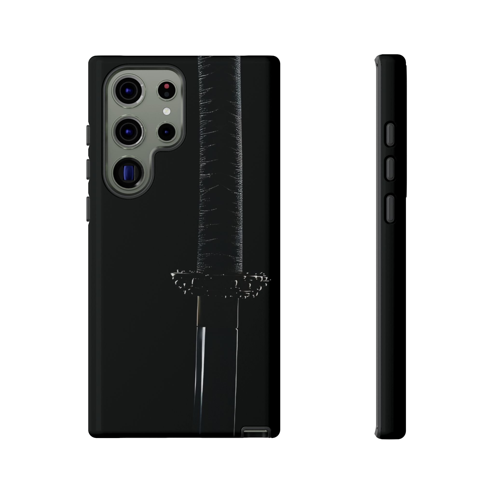 Katana Sword Phone Case — Black Samurai Armor Tough Case