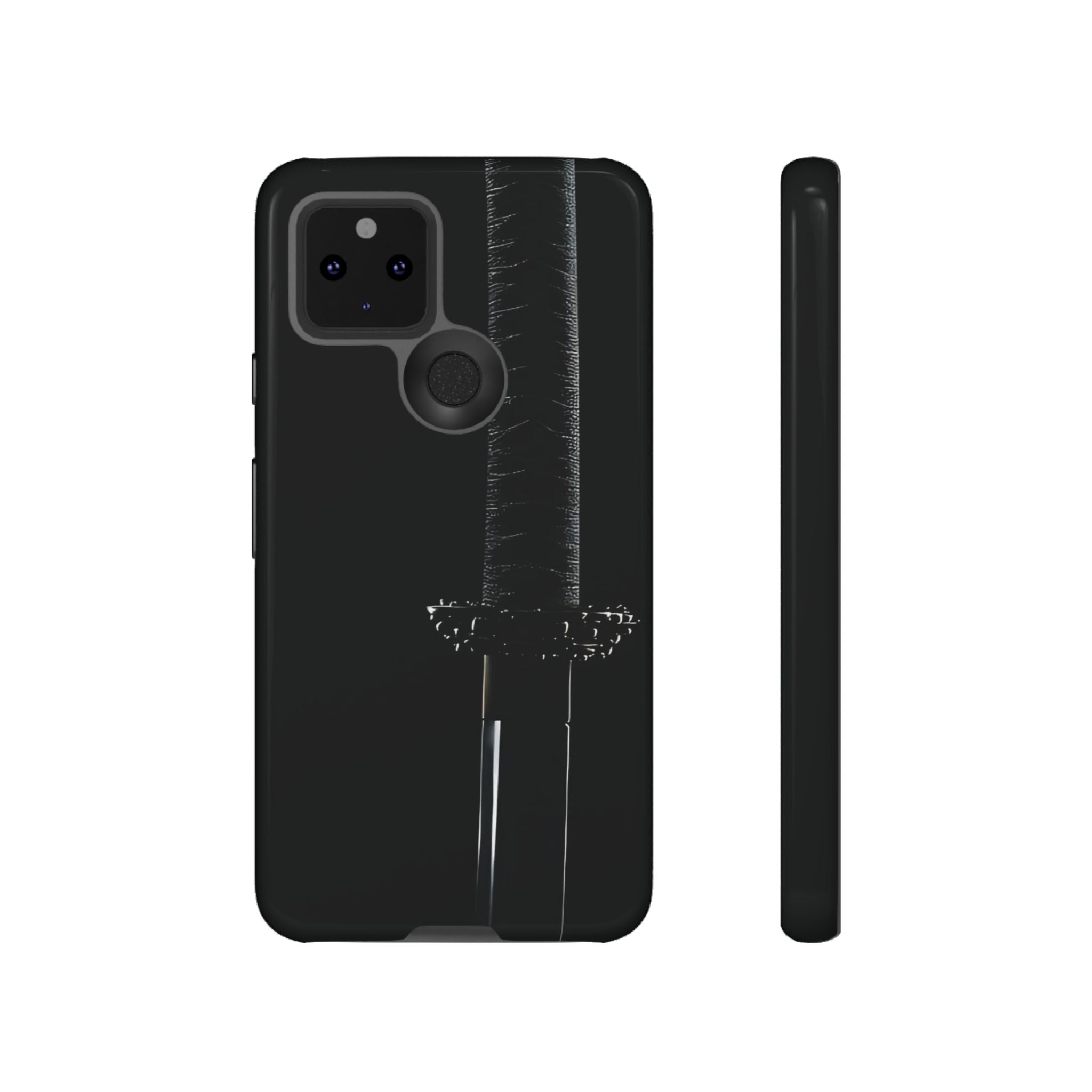 Katana Sword Phone Case — Black Samurai Armor Tough Case