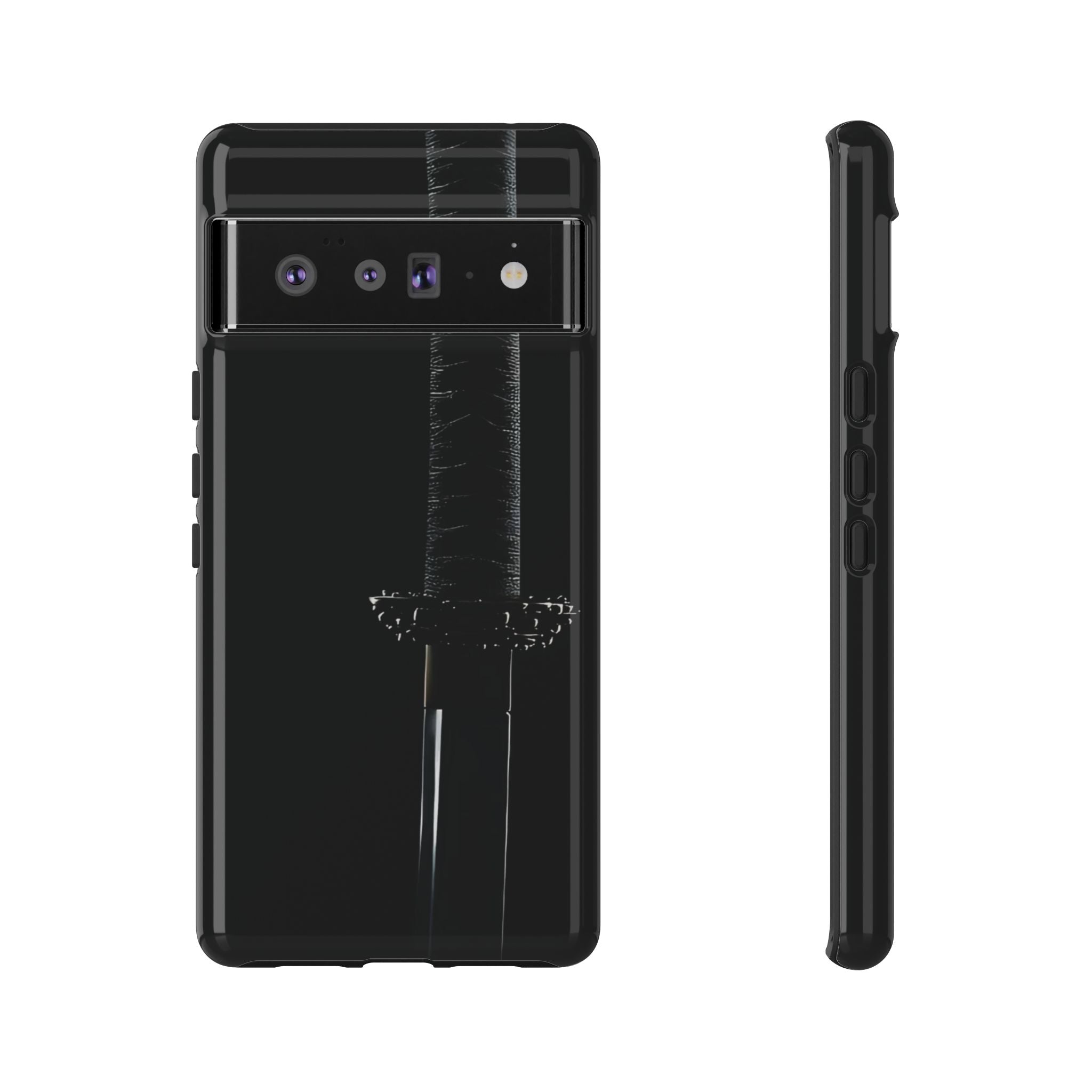 Katana Sword Phone Case — Black Samurai Armor Tough Case