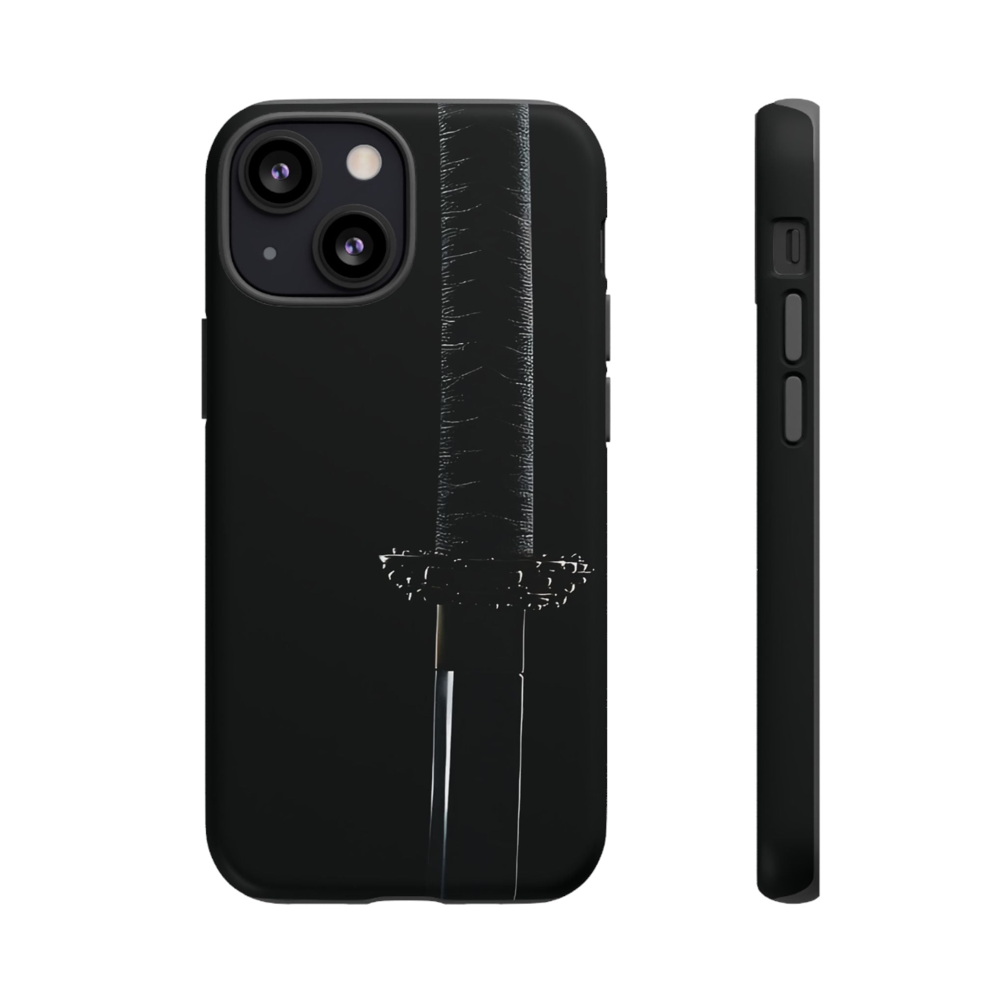 Katana Sword Phone Case — Black Samurai Armor Tough Case