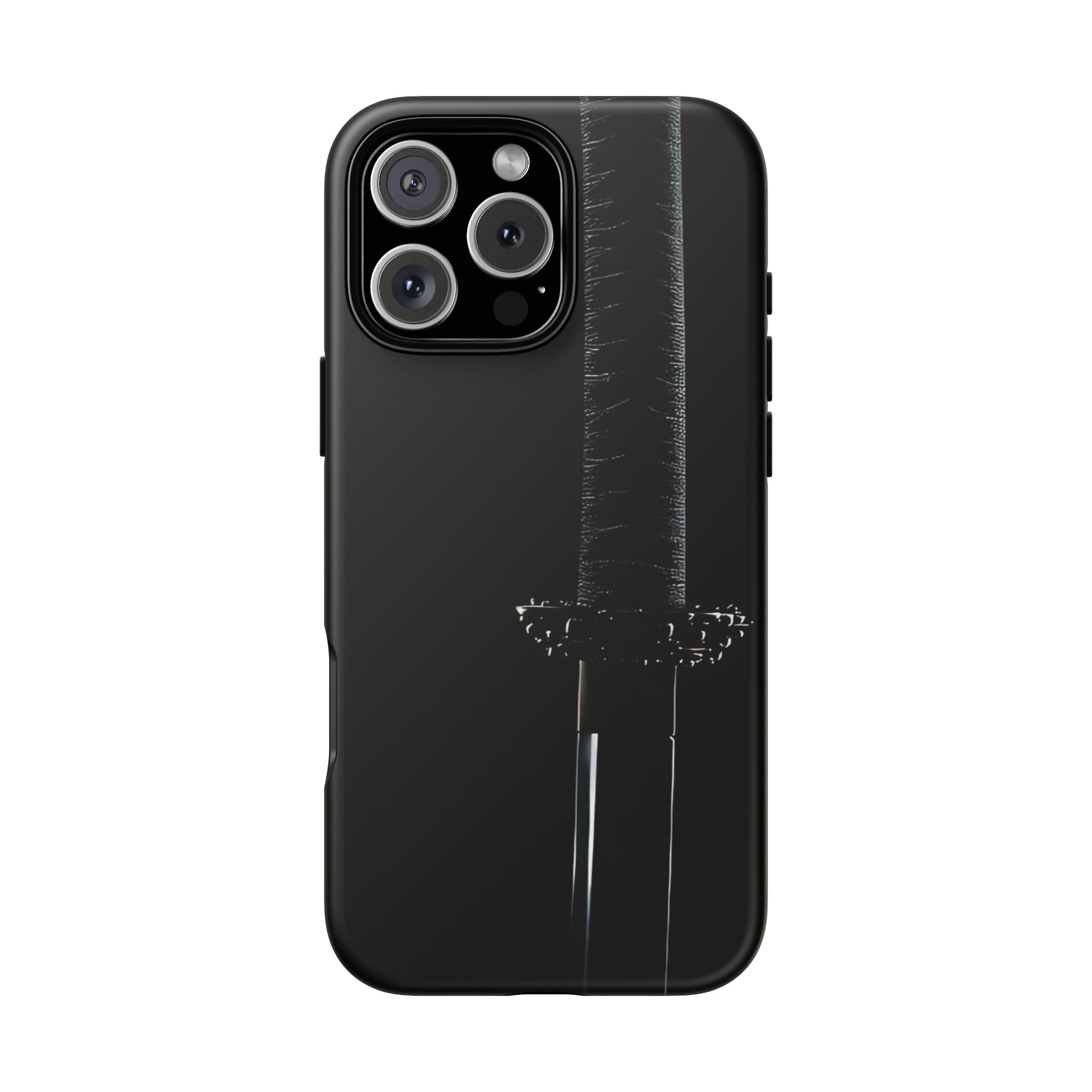 Katana Sword Phone Case — Black Samurai Armor Tough Case
