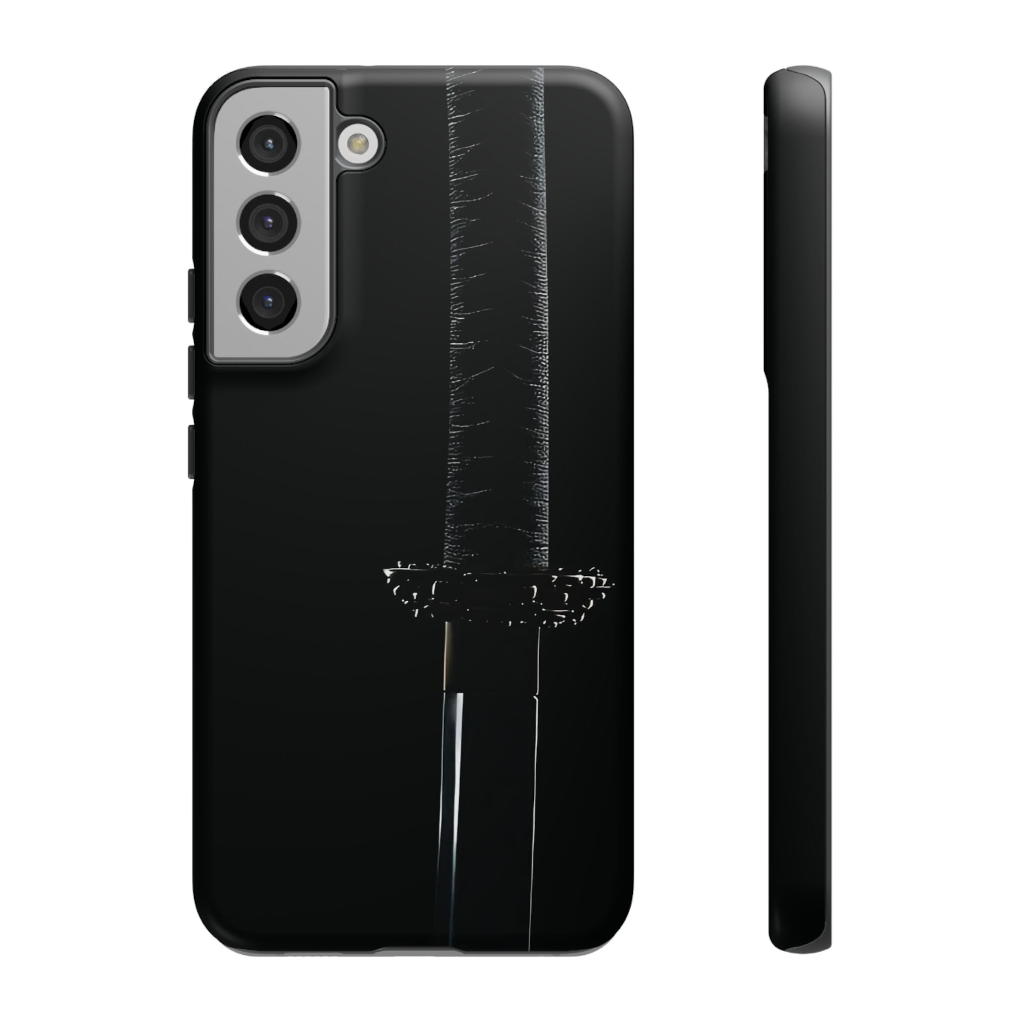 Katana Sword Phone Case — Black Samurai Armor Tough Case