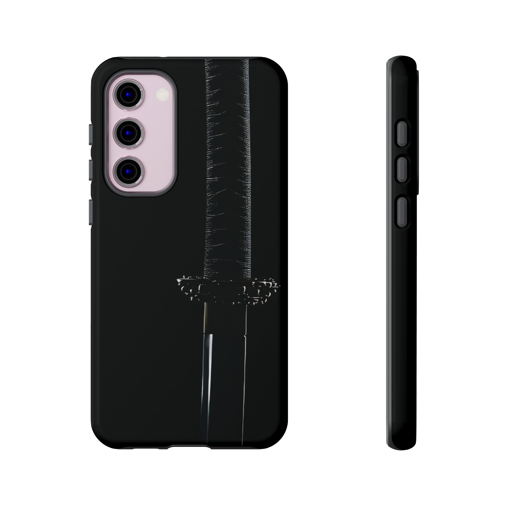 Katana Sword Phone Case — Black Samurai Armor Tough Case