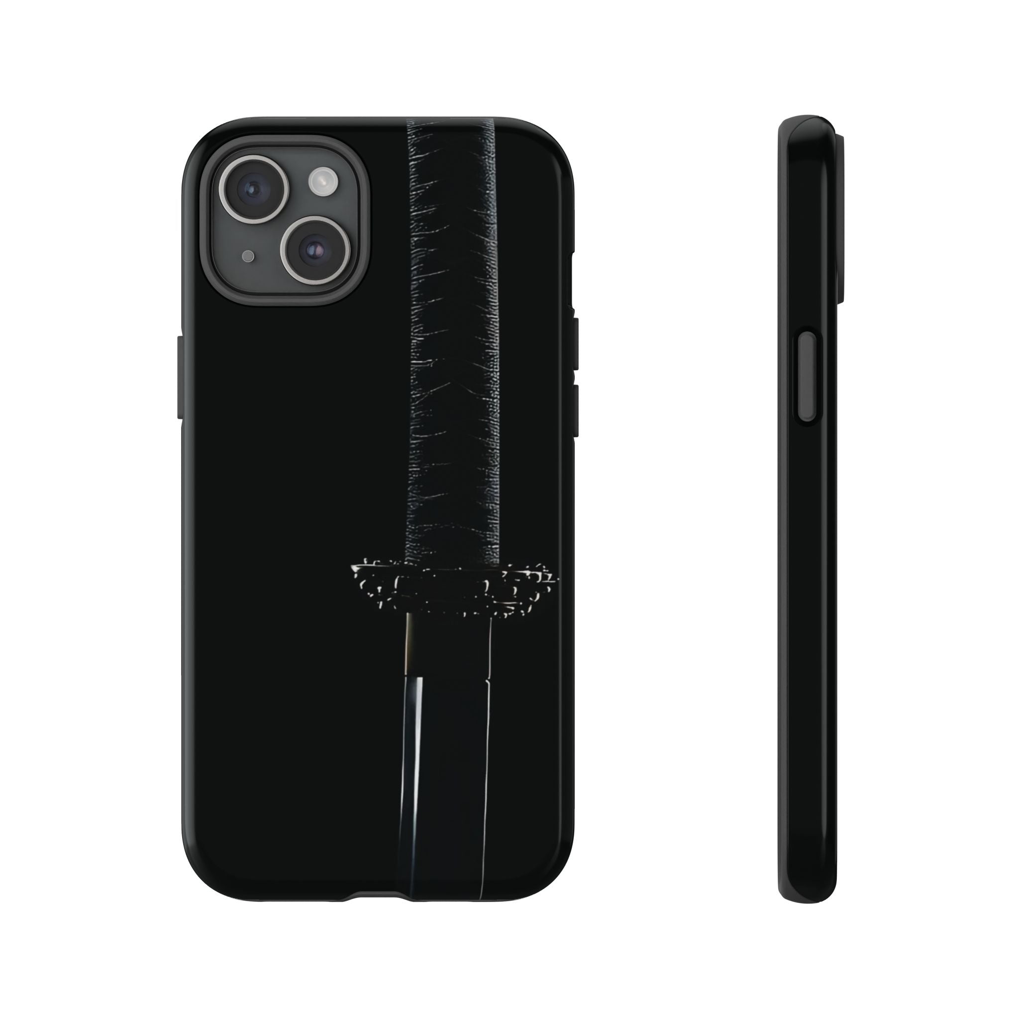 Katana Sword Phone Case — Black Samurai Armor Tough Case