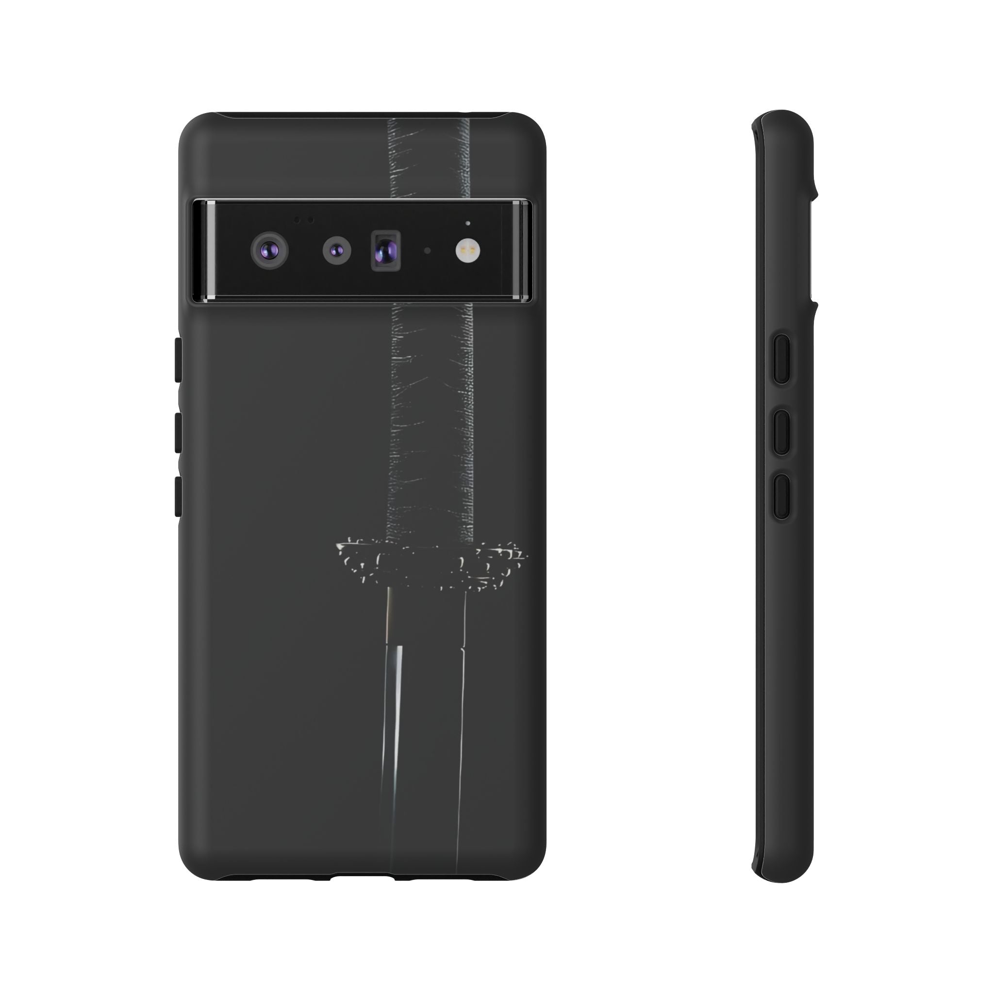 Katana Sword Phone Case — Black Samurai Armor Tough Case