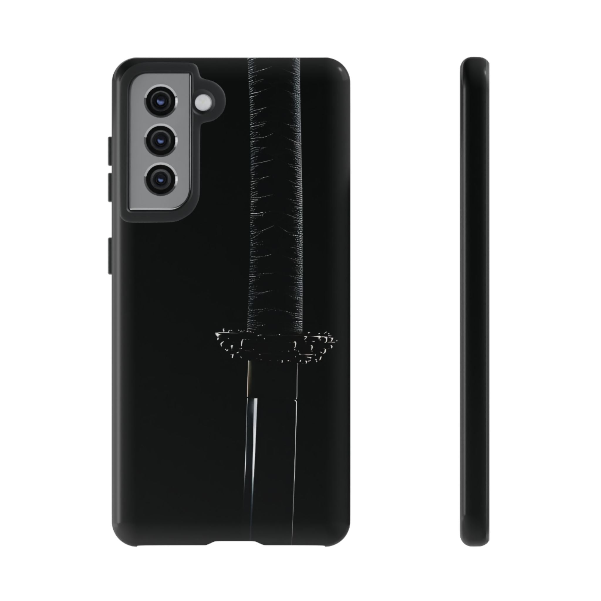 Katana Sword Phone Case — Black Samurai Armor Tough Case