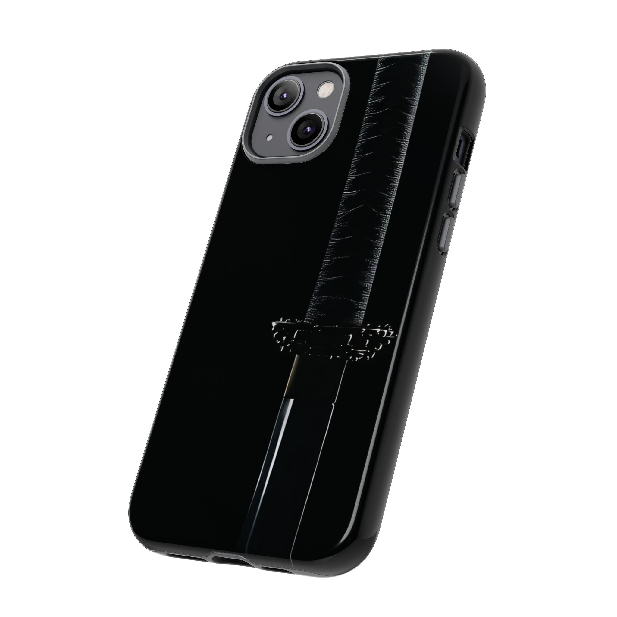 Katana Sword Phone Case — Black Samurai Armor Tough Case