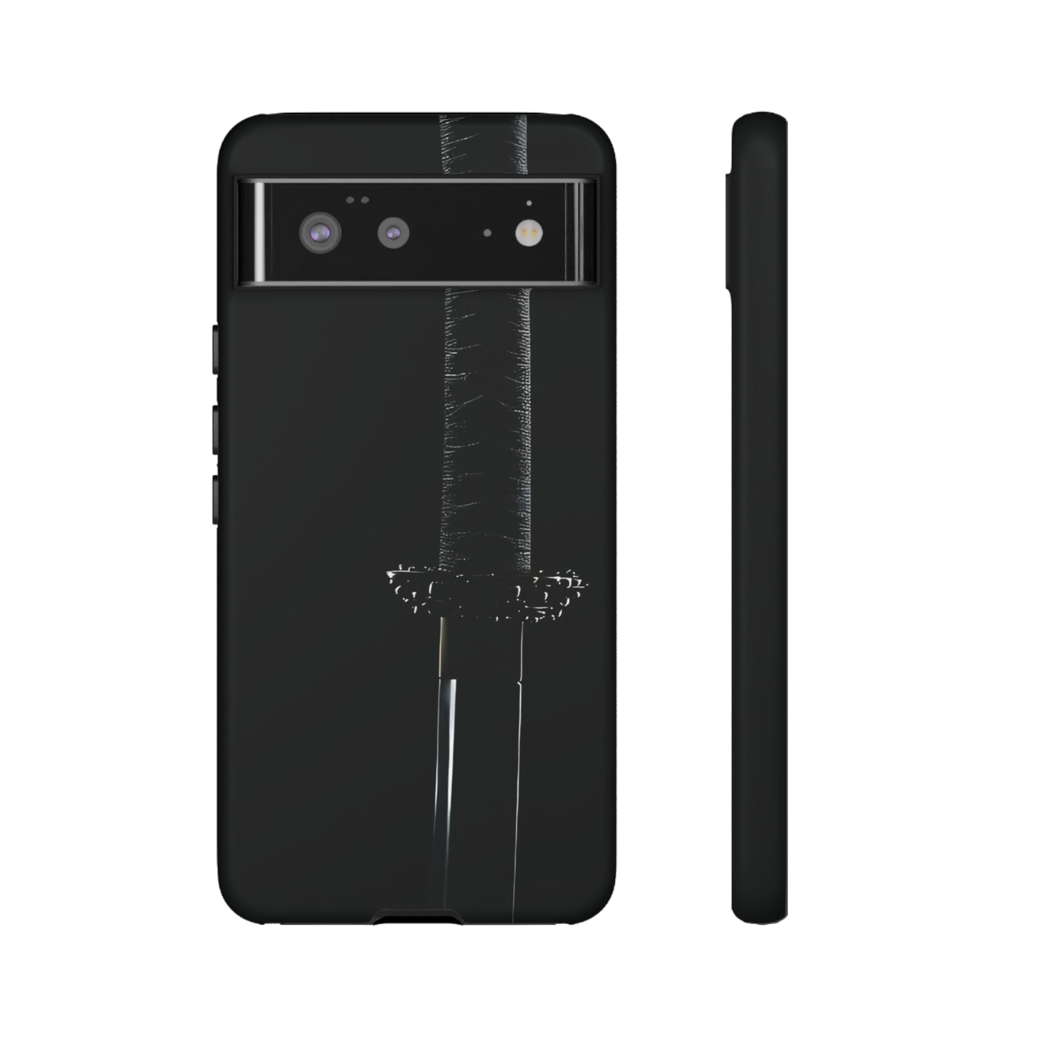 Katana Sword Phone Case — Black Samurai Armor Tough Case