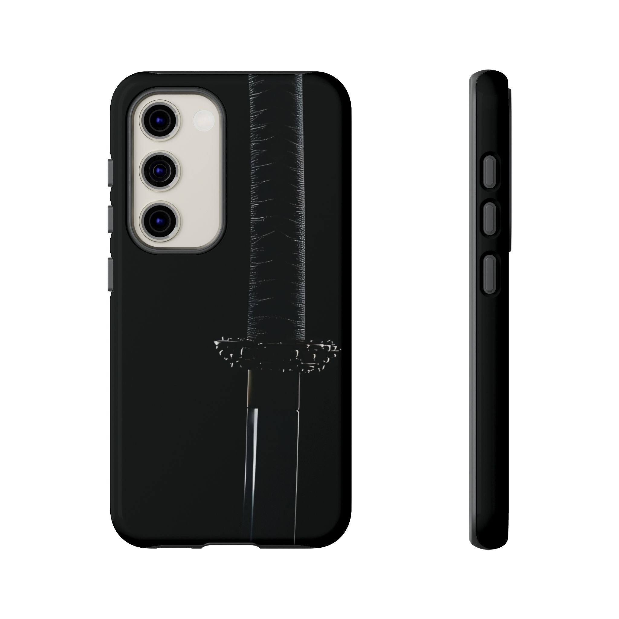 Katana Sword Phone Case — Black Samurai Armor Tough Case