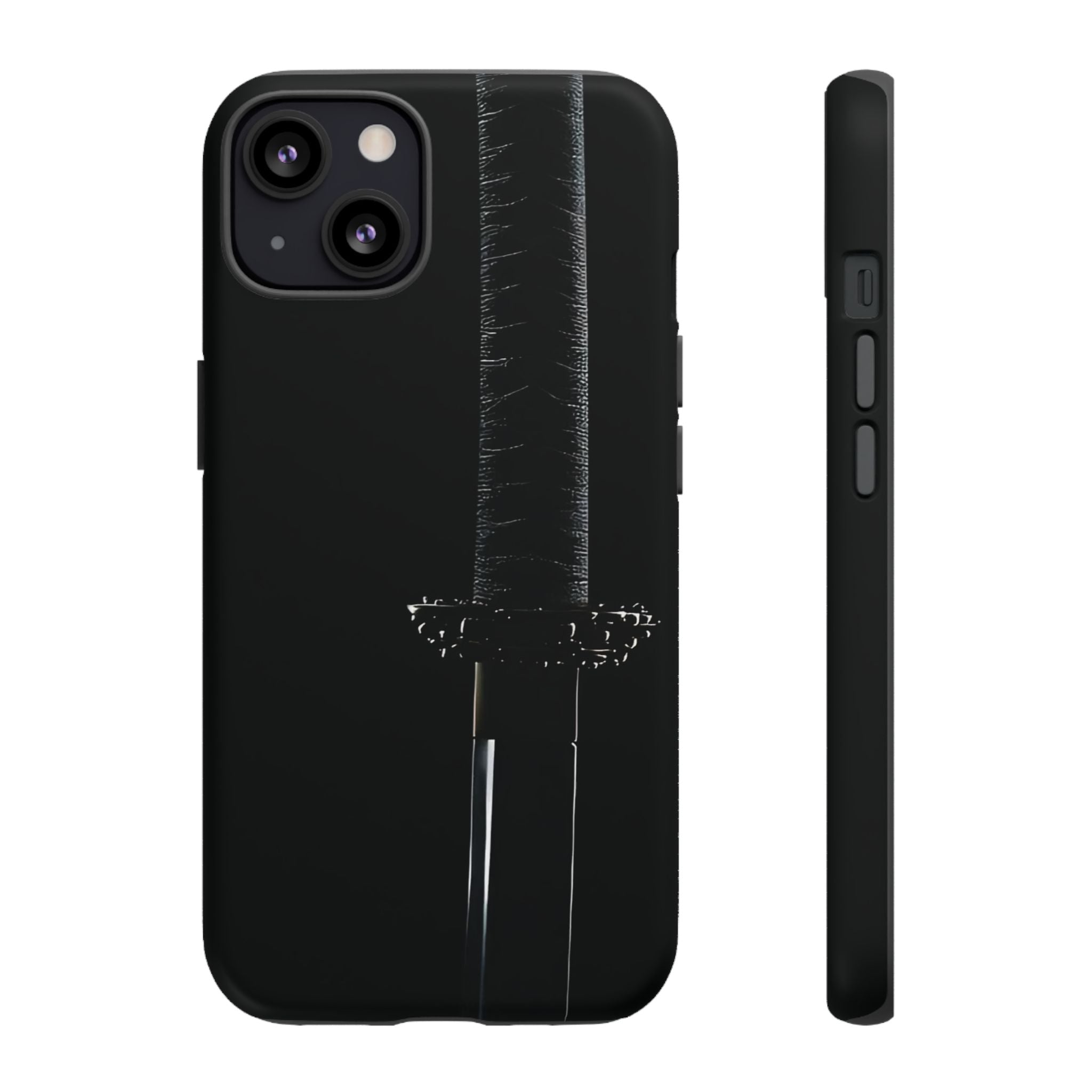 Katana Sword Phone Case — Black Samurai Armor Tough Case