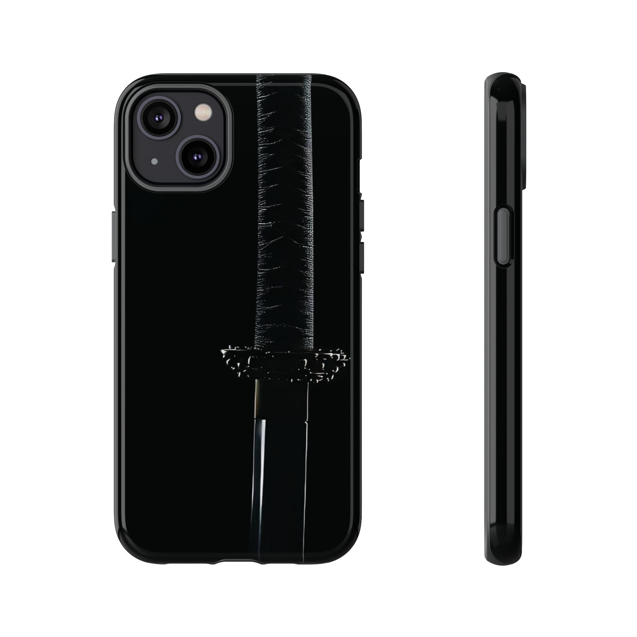 Katana Sword Phone Case — Black Samurai Armor Tough Case