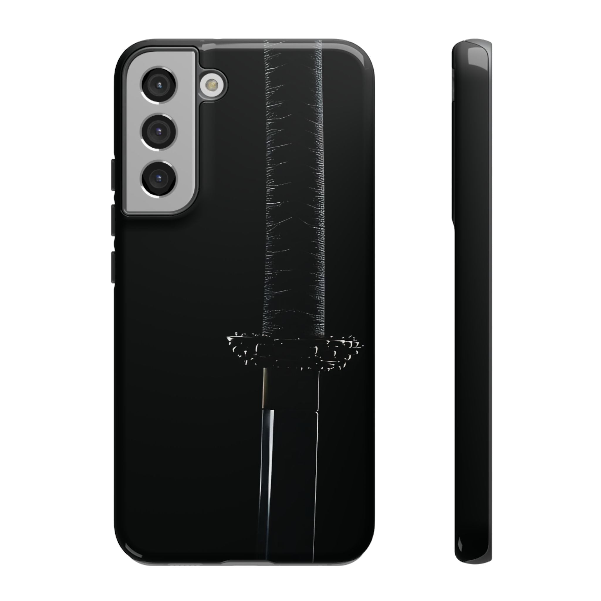 Katana Sword Phone Case — Black Samurai Armor Tough Case
