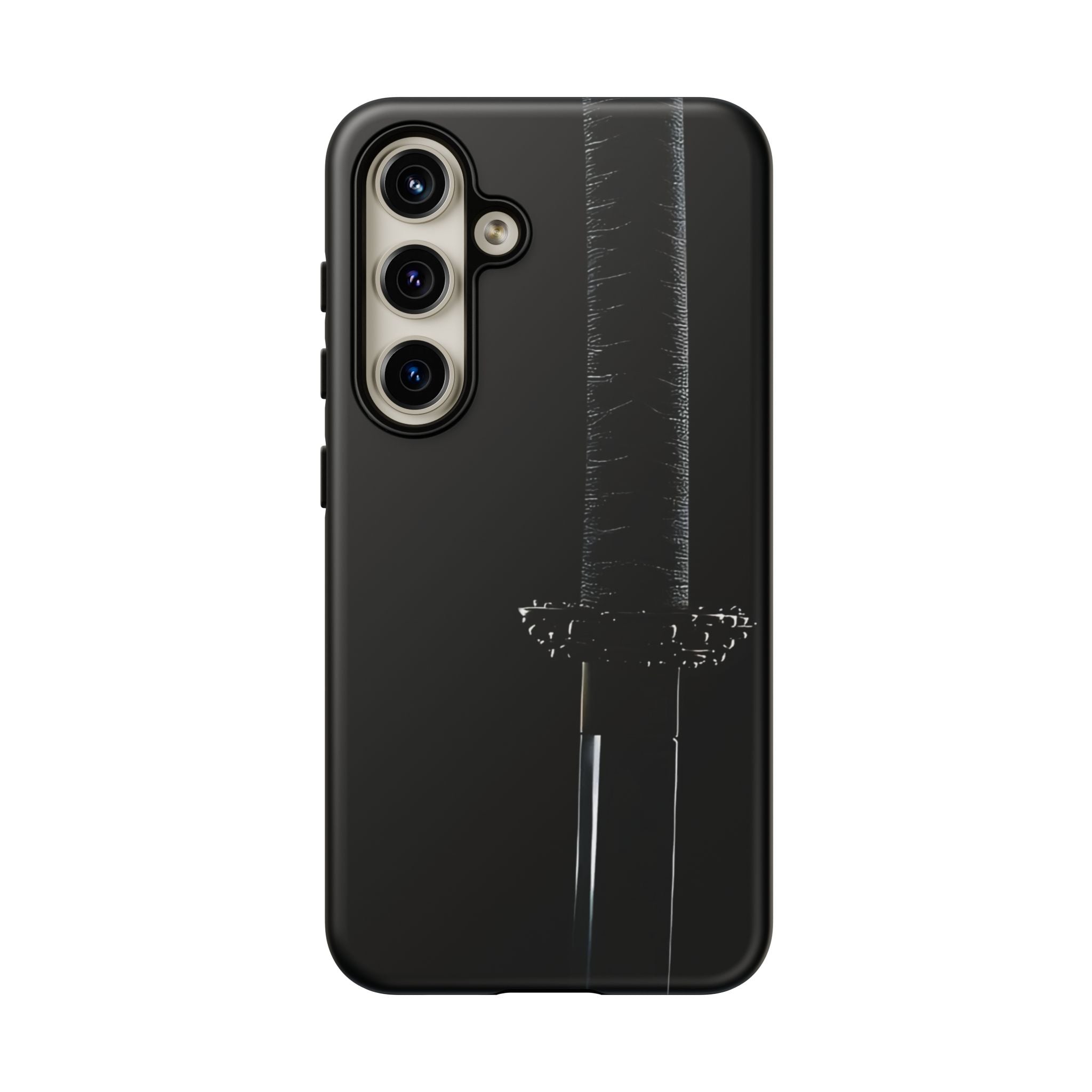 Katana Sword Phone Case — Black Samurai Armor Tough Case