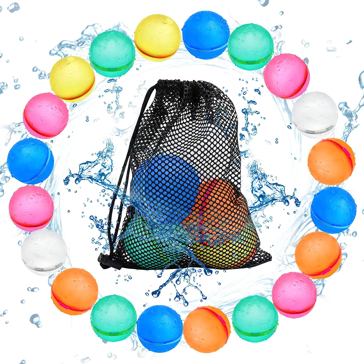 Bazaar™ Reusable Water Balloons (12 pcs)