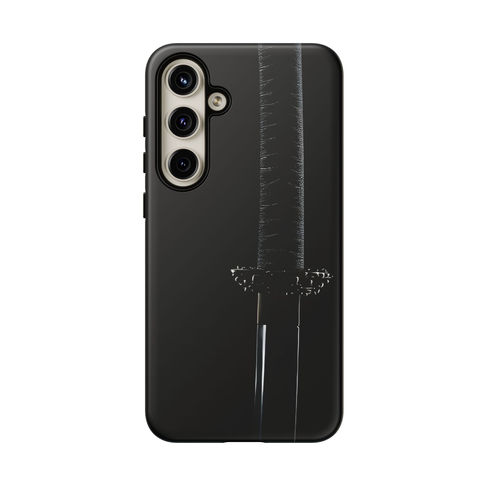 Katana Sword Phone Case — Black Samurai Armor Tough Case