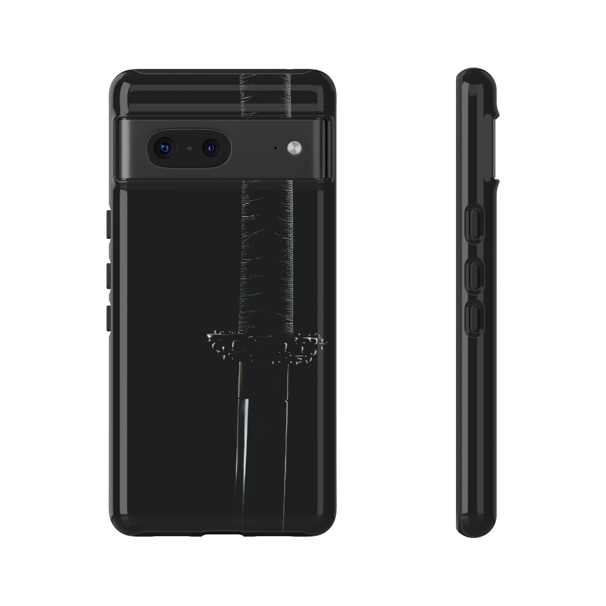 Katana Sword Phone Case — Black Samurai Armor Tough Case