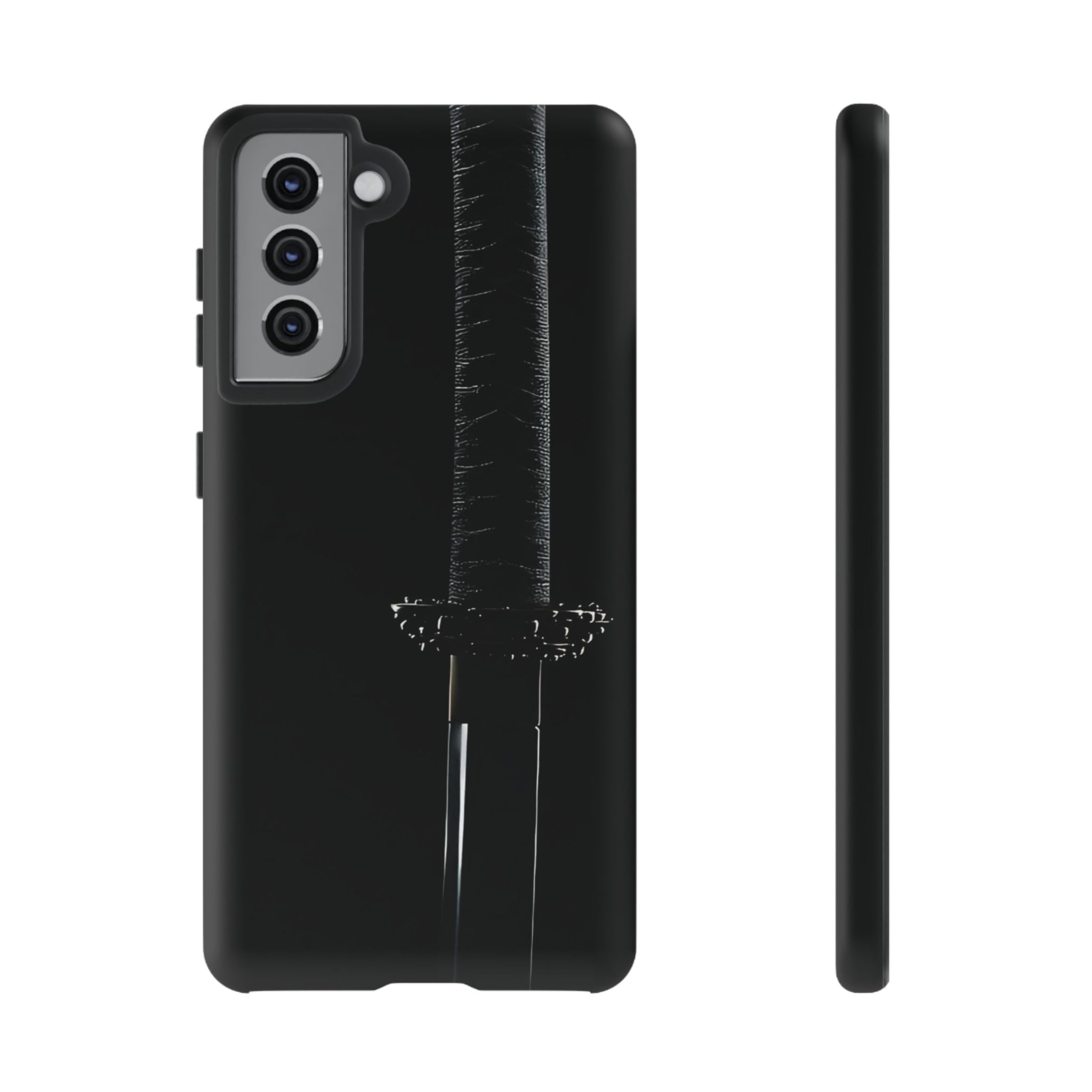 Katana Sword Phone Case — Black Samurai Armor Tough Case