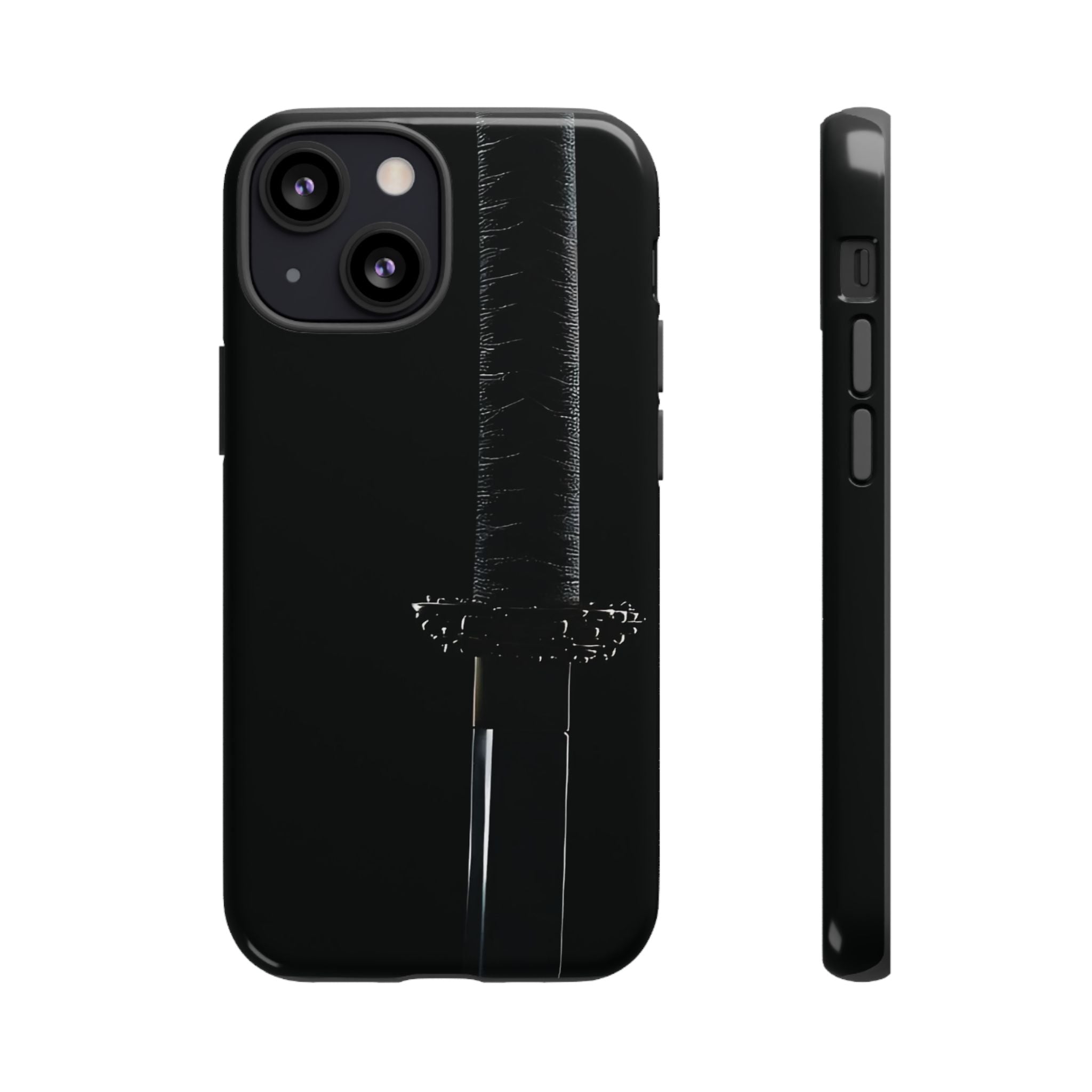 Katana Sword Phone Case — Black Samurai Armor Tough Case